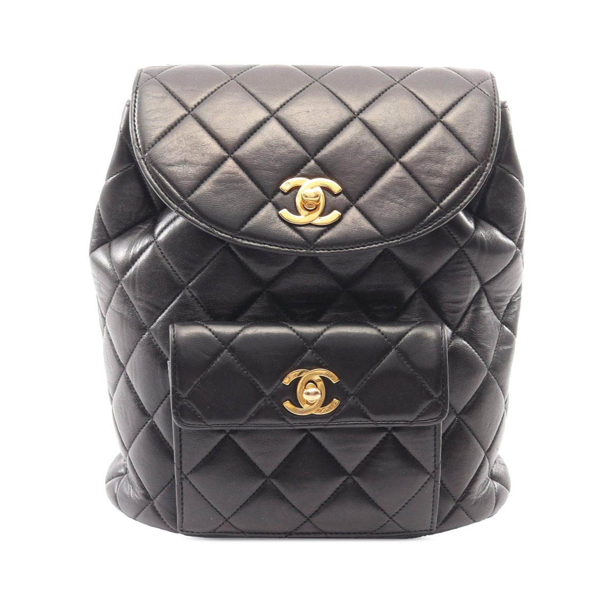 Chanel CC Quilted Lambskin Backpack