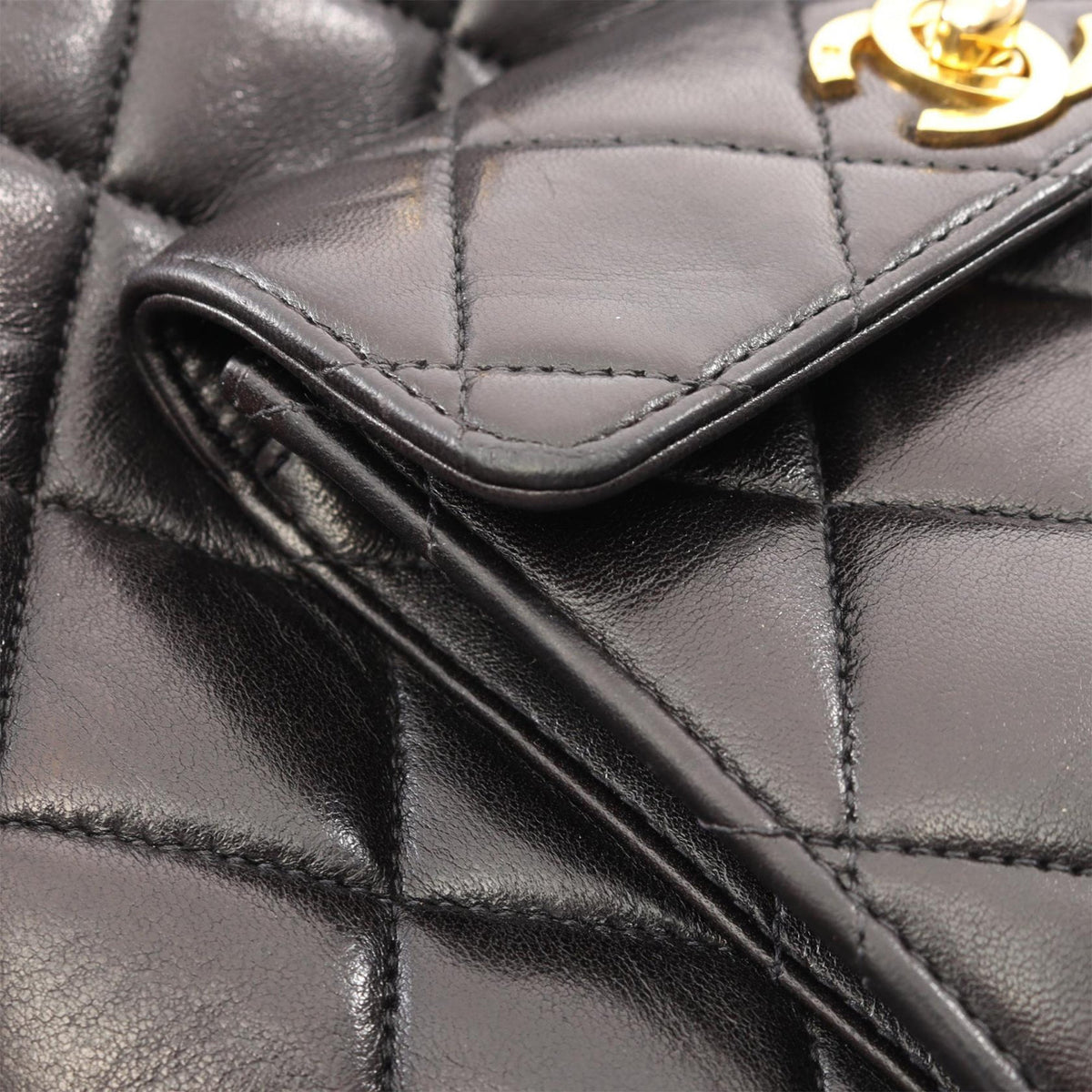 Chanel CC Quilted Lambskin Backpack