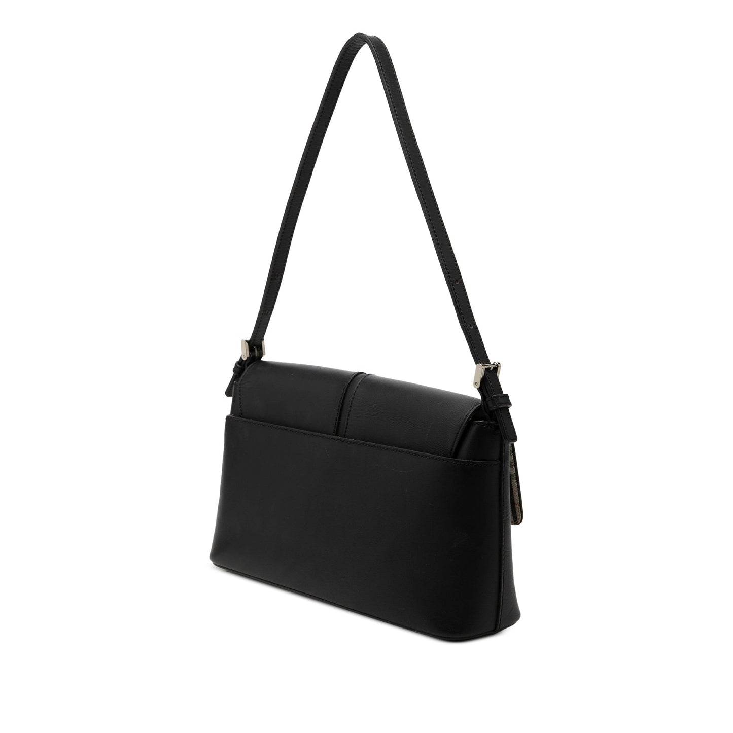 Burberry Leather Flap Shoulder Bag