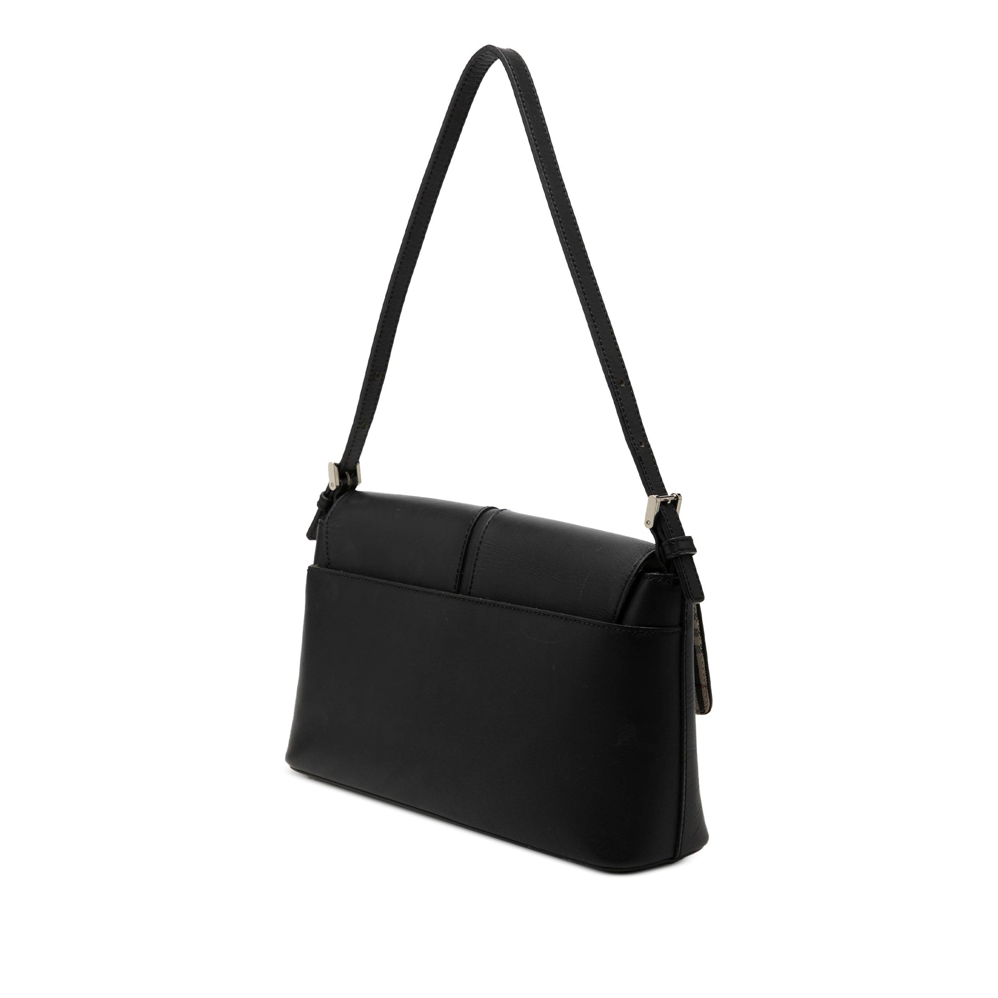 Burberry Leather Flap Shoulder Bag