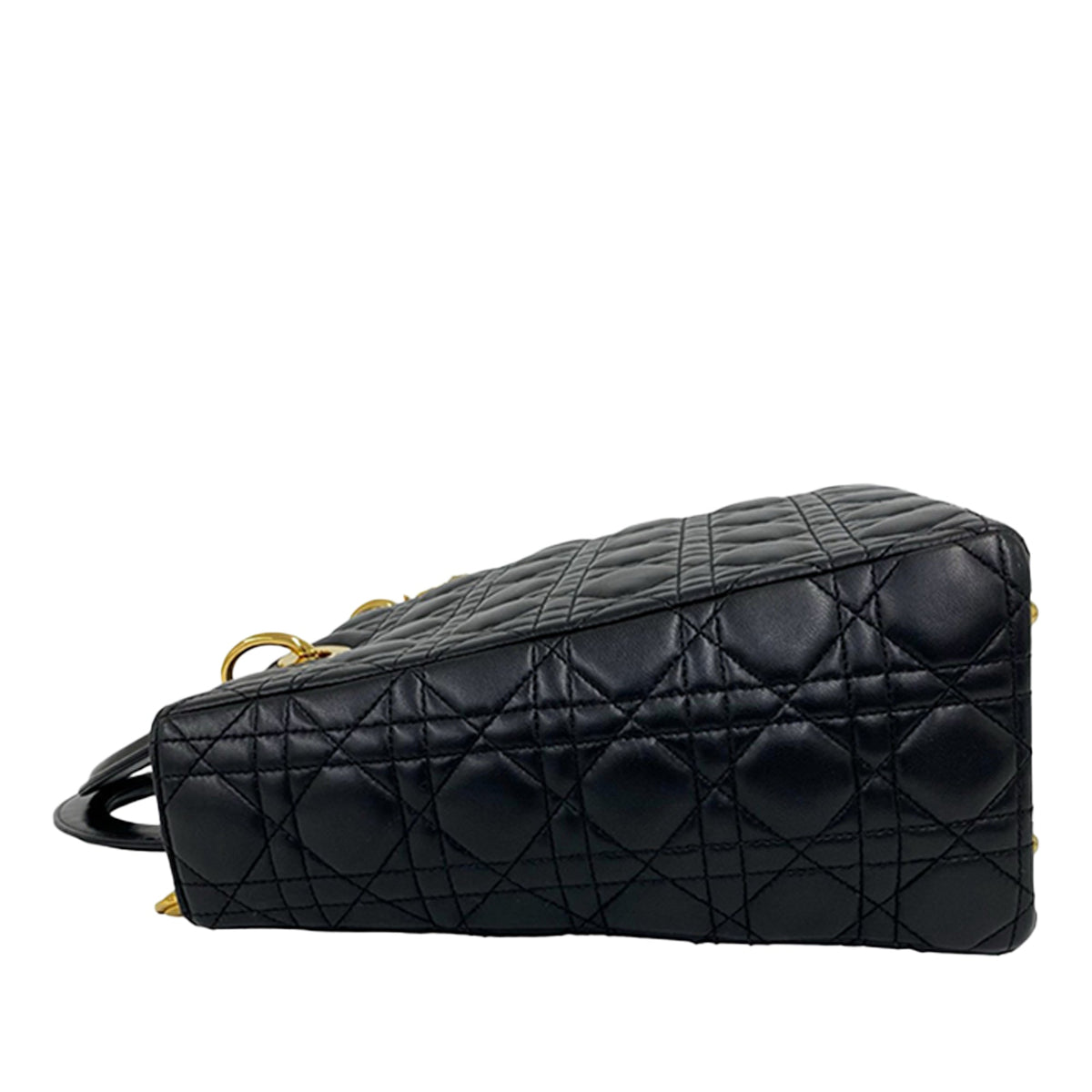 Dior Large Lambskin Cannage Lady Dior