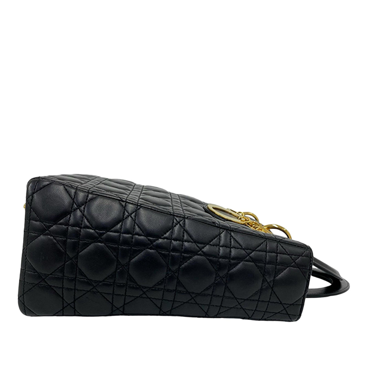 Dior Large Lambskin Cannage Lady Dior