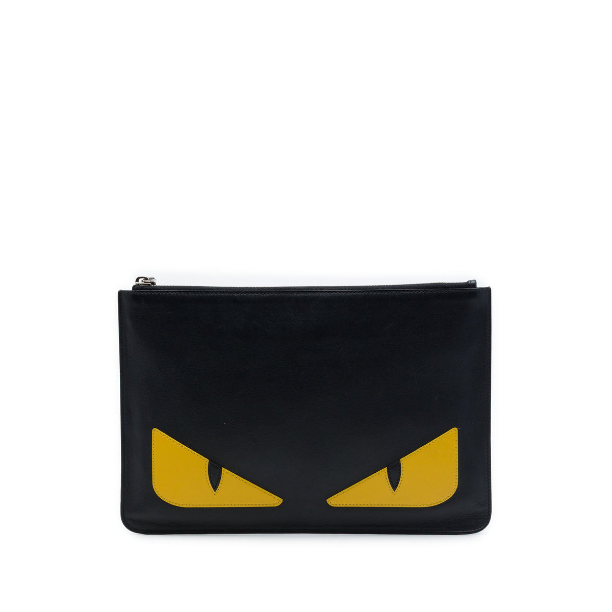 Fendi Leather Monster Clutch