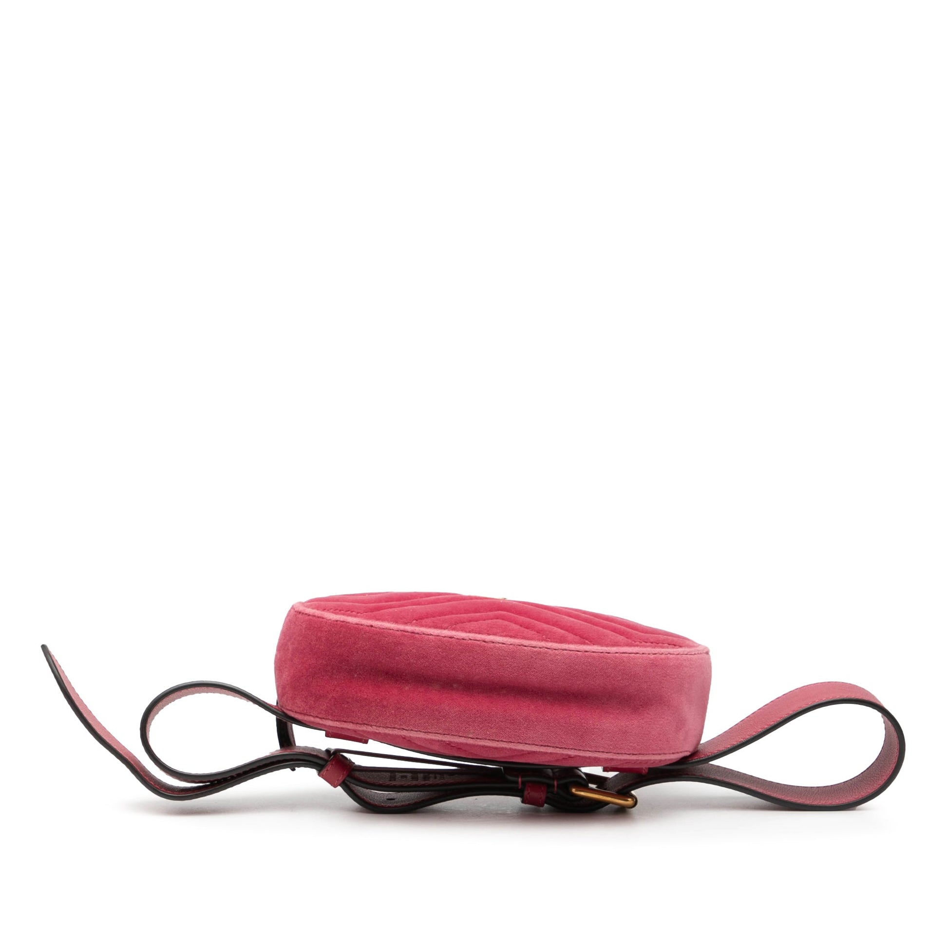 Gucci GG Marmont Matelasse Velvet Belt Bag