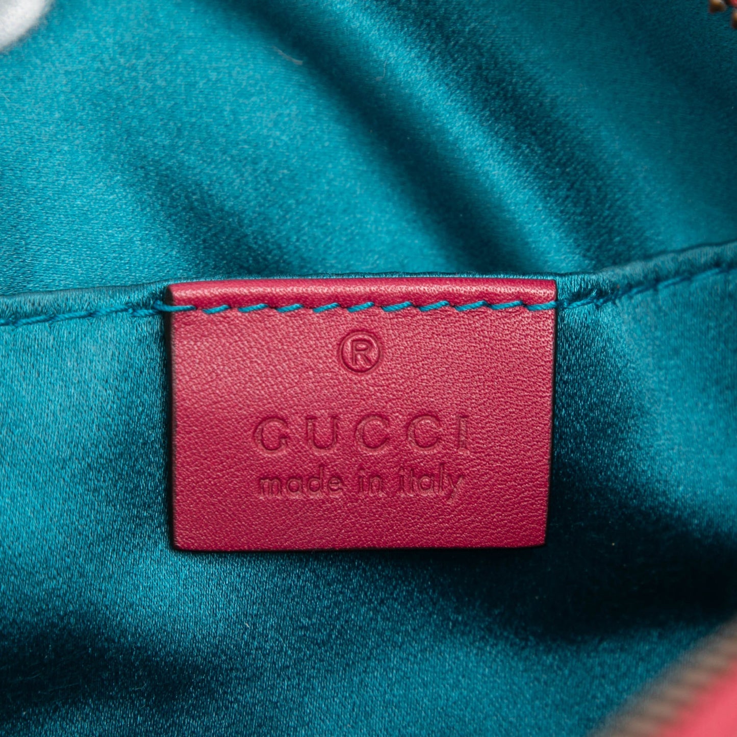 Gucci GG Marmont Matelasse Velvet Belt Bag