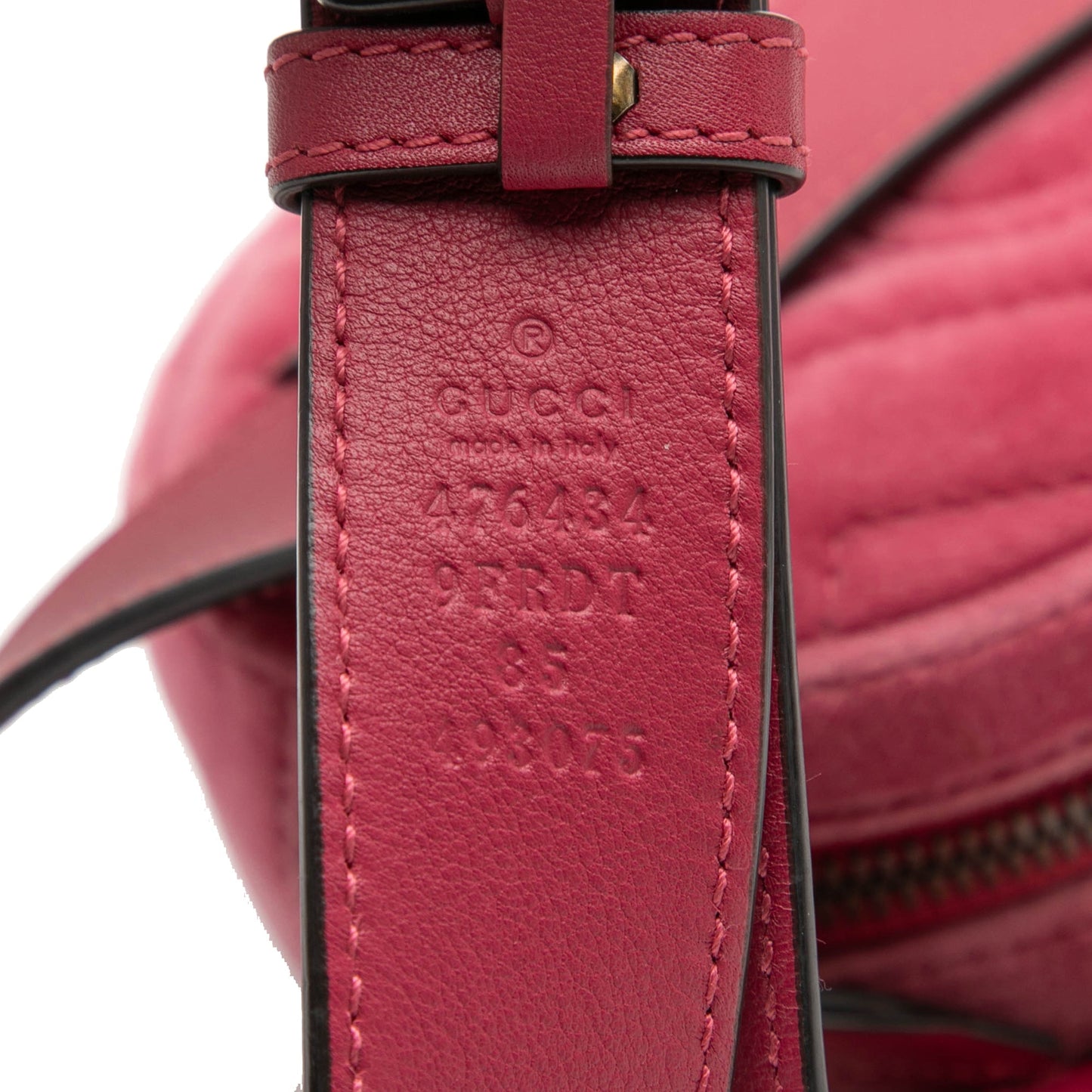 Gucci GG Marmont Matelasse Velvet Belt Bag