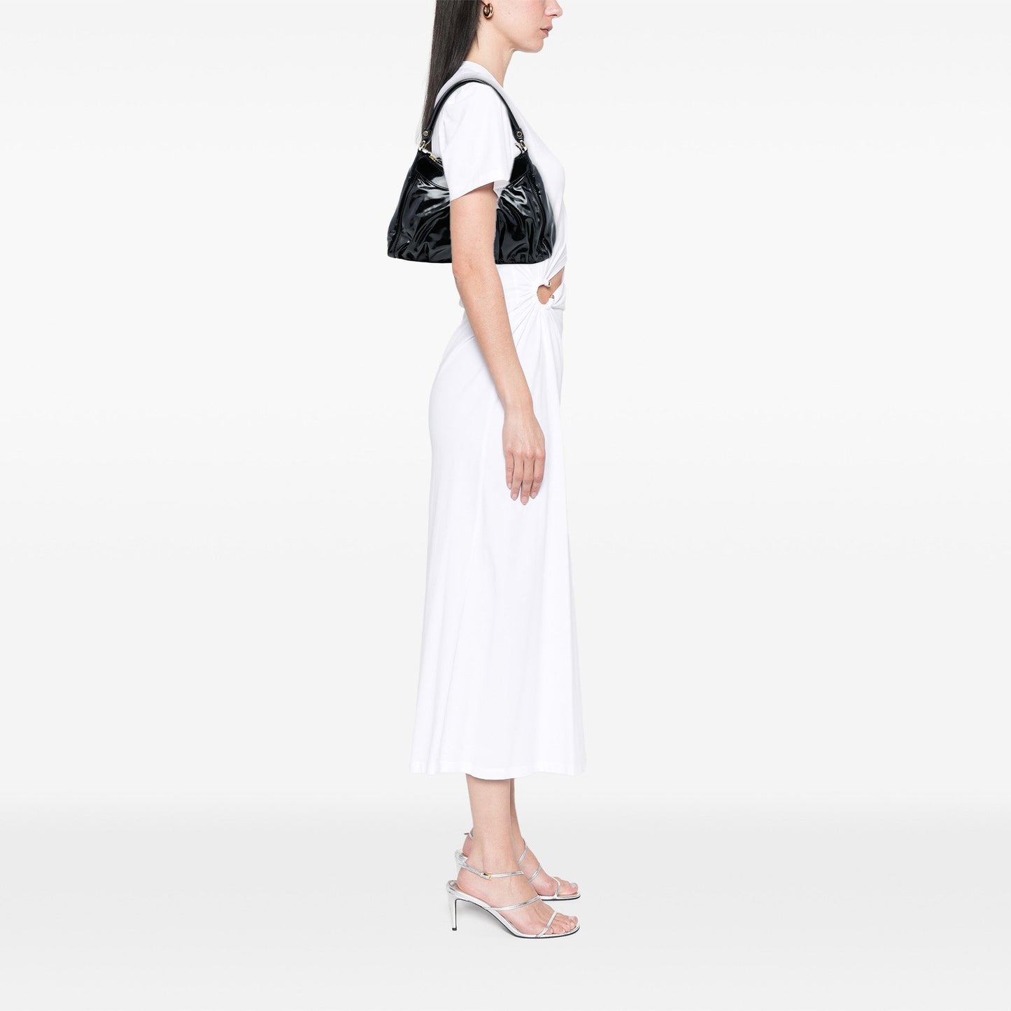 Gucci Patent Abbey D Ring Handbag