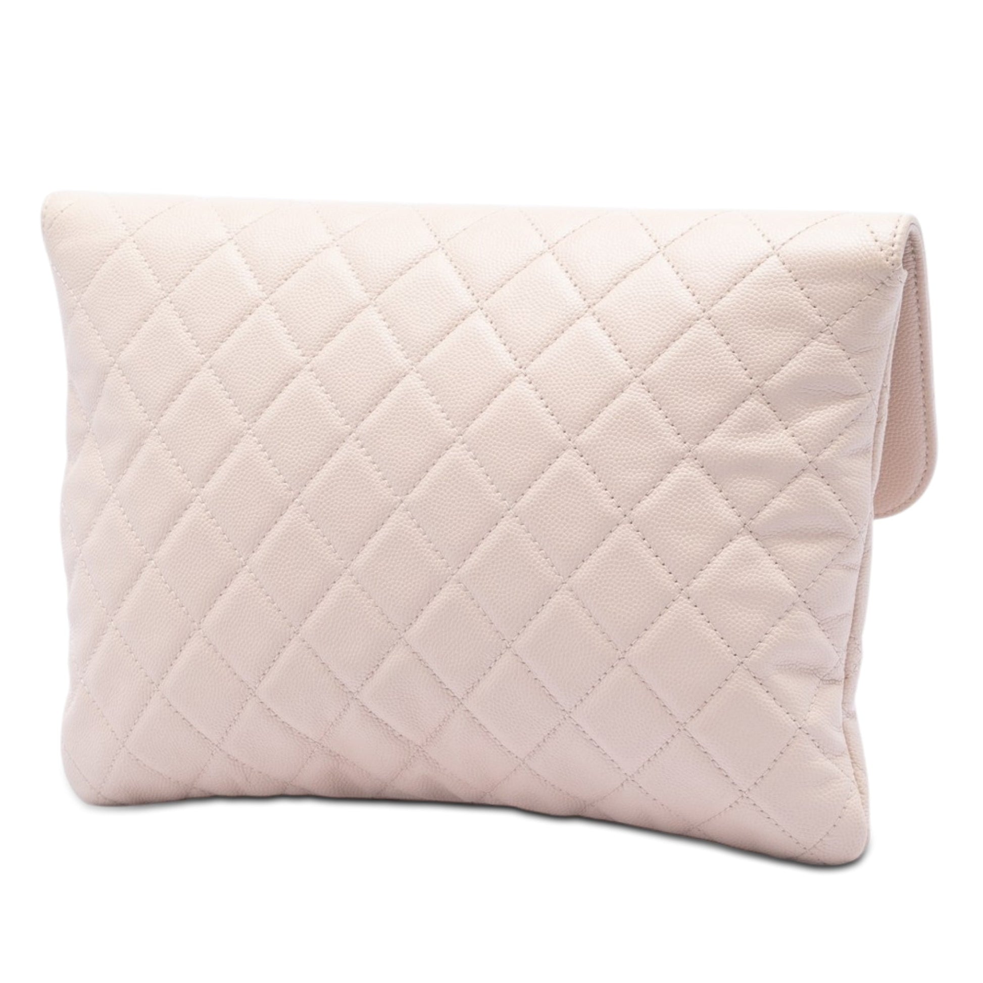 Chanel Medium Quilted Caviar Golden Class O Case Clutch