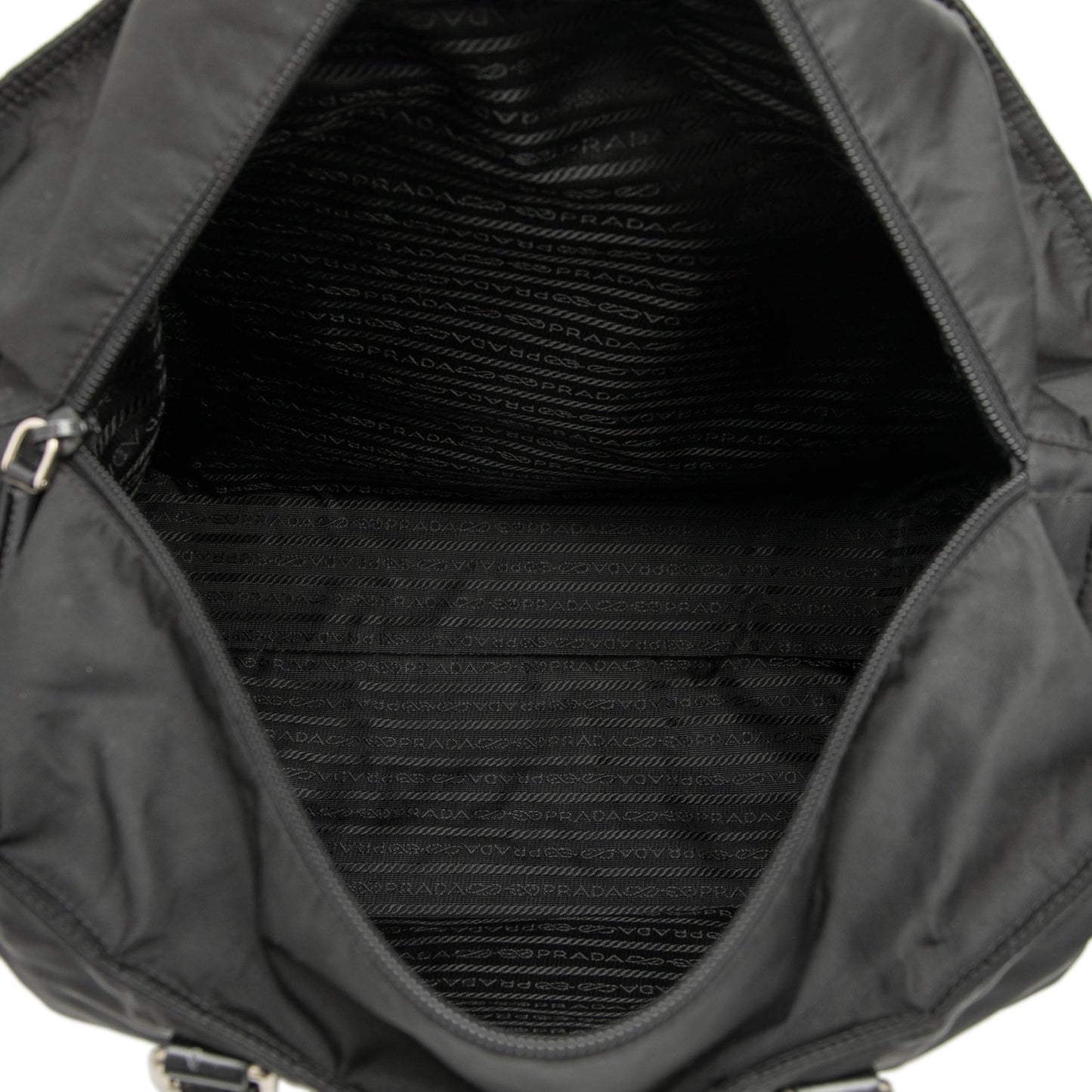 Prada Tessuto Canapa Logo Satchel