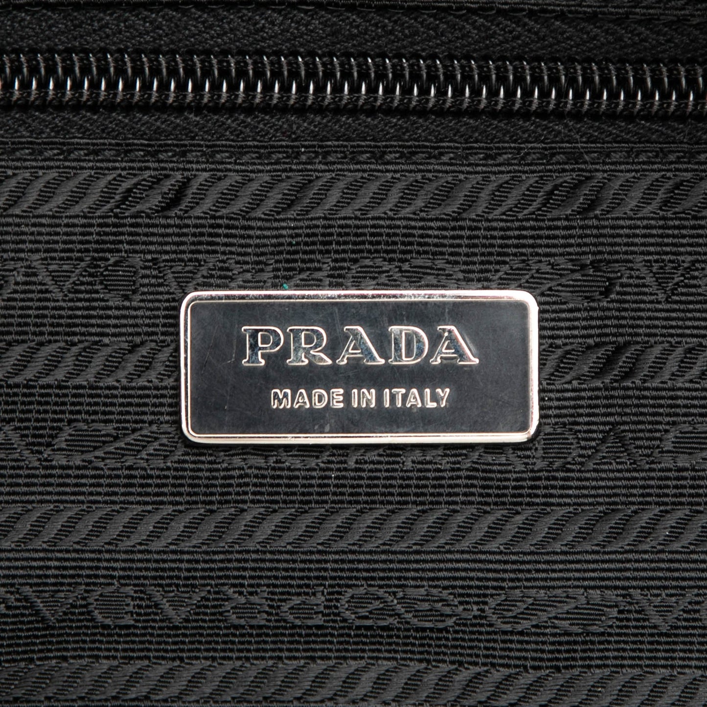 Prada Tessuto Canapa Logo Satchel