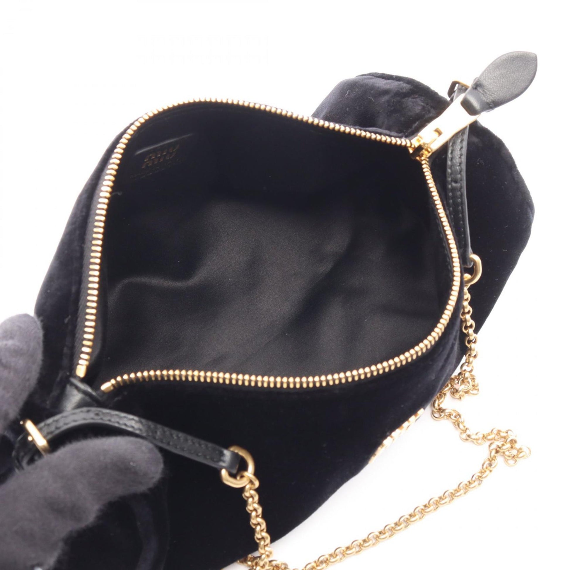 Miu Miu Velvet Chain Crossbody