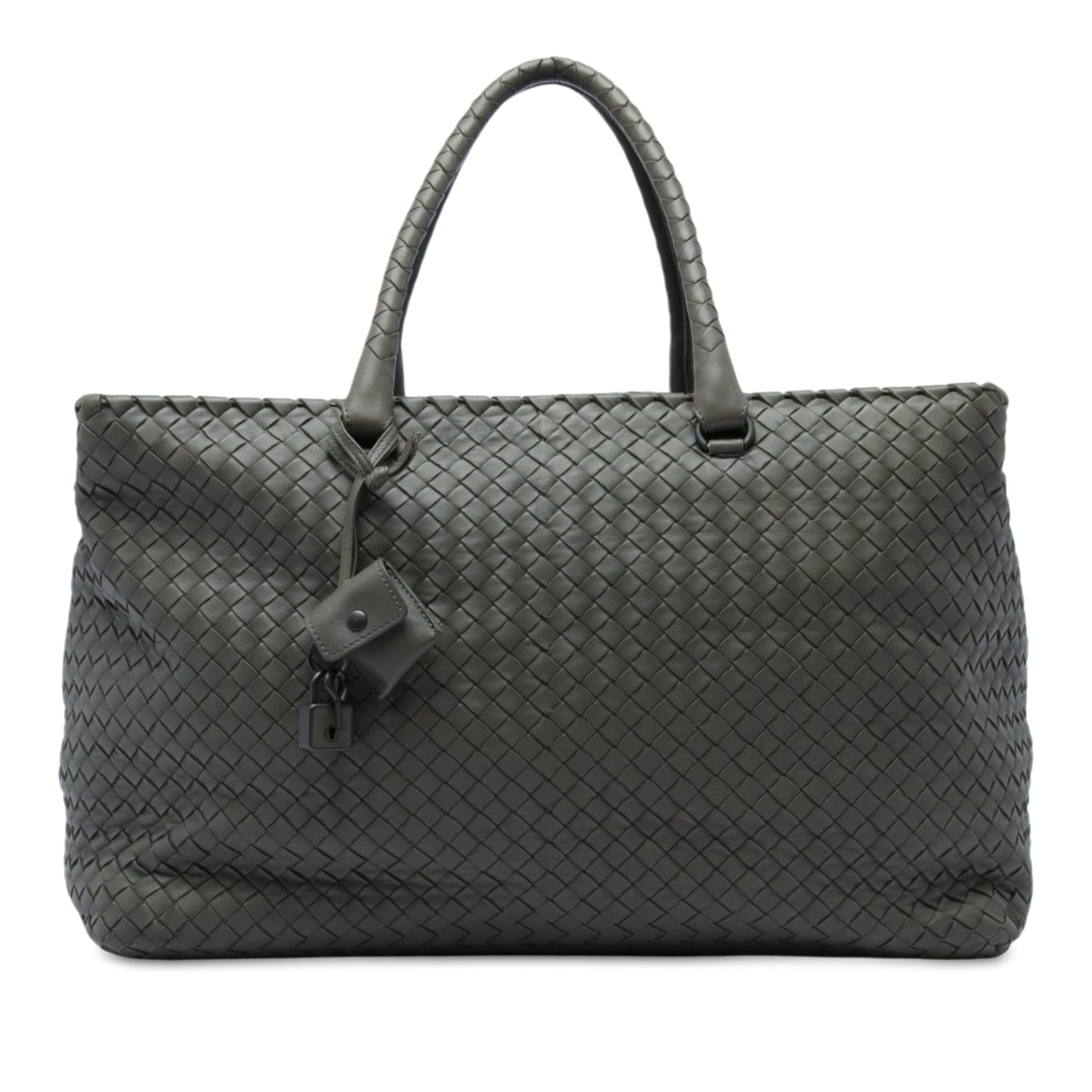 Bottega Veneta Large Nappa Intrecciato Brick Tote