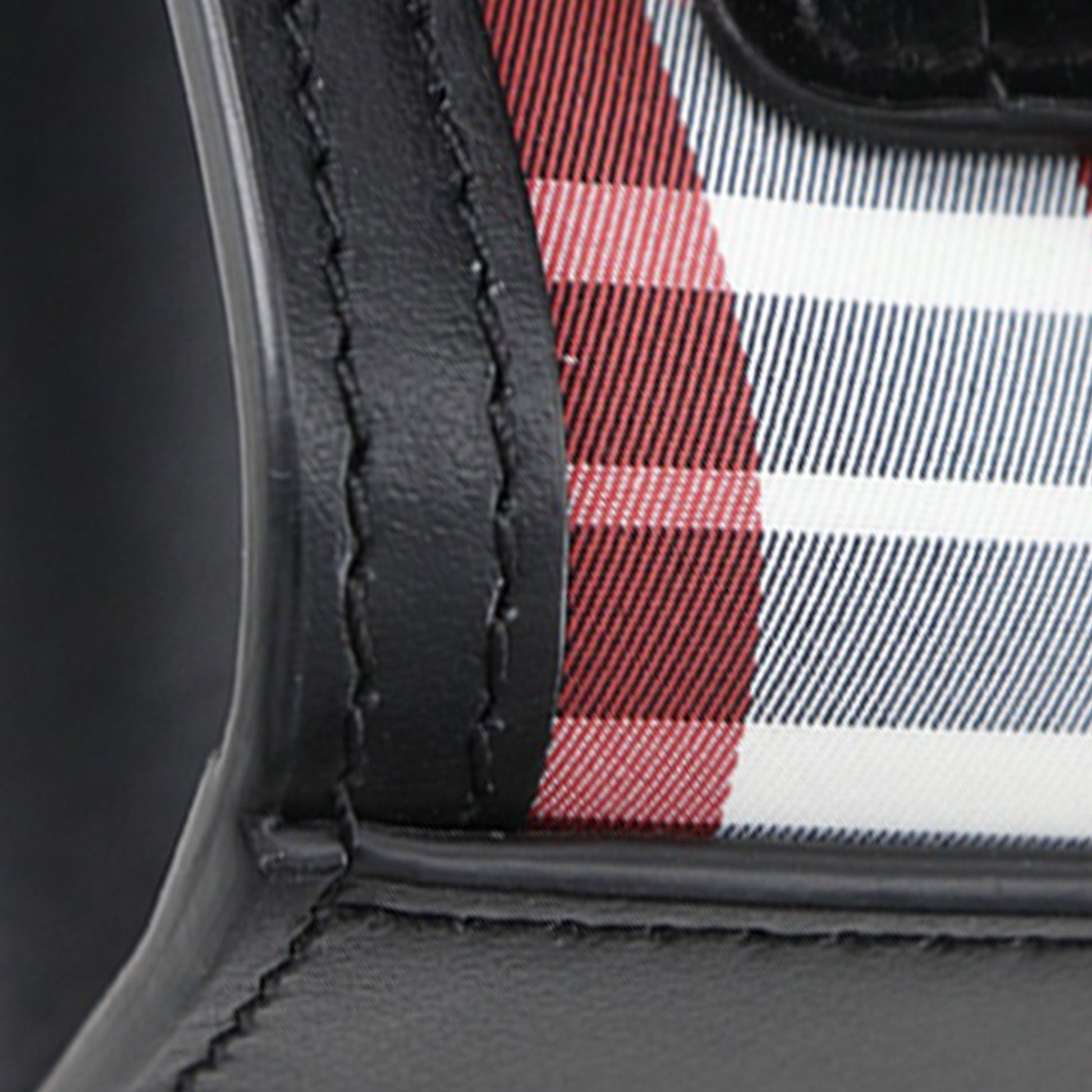Burberry Mini Plaid Canvas Pocket Satchel
