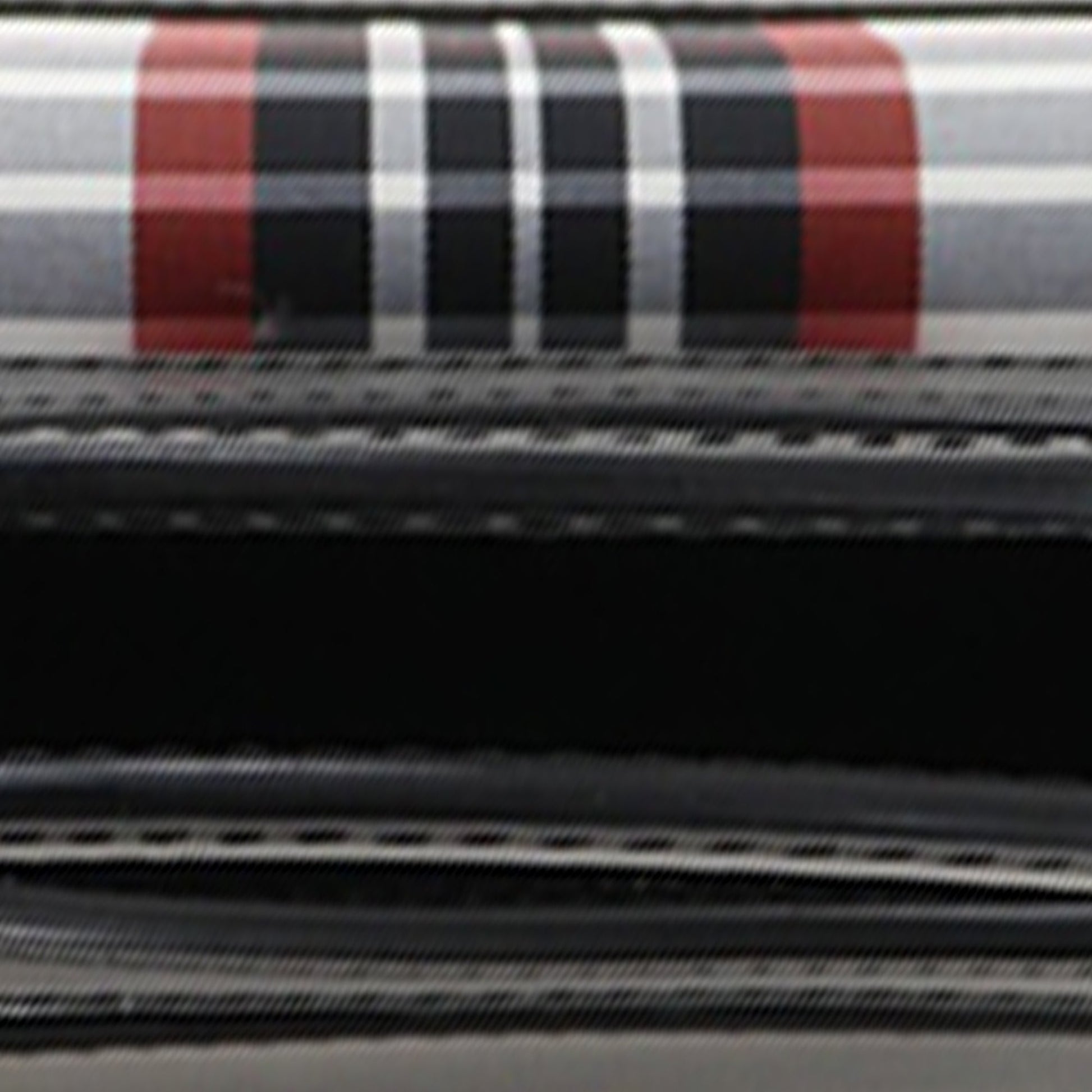 Burberry Mini Plaid Canvas Pocket Satchel