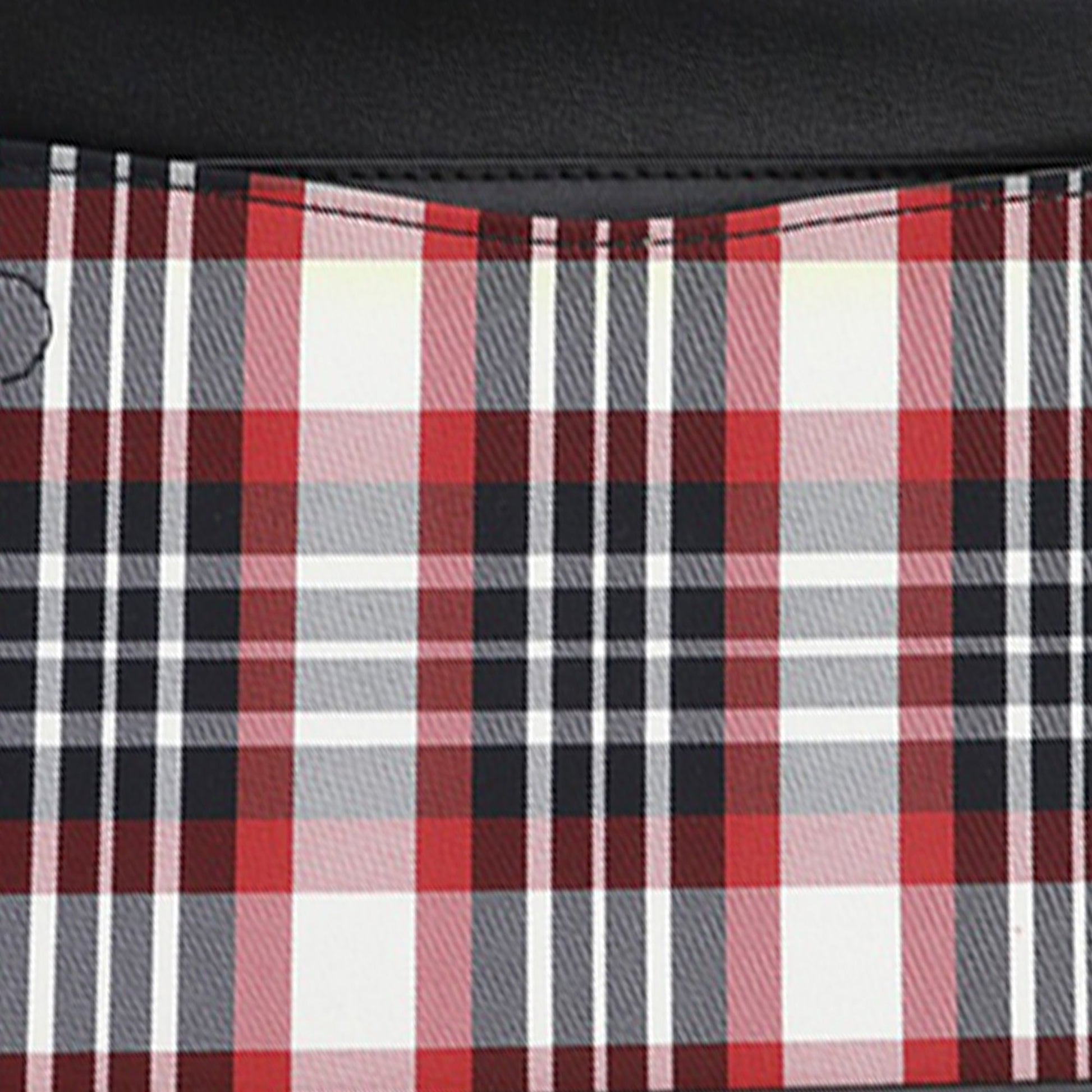Burberry Mini Plaid Canvas Pocket Satchel