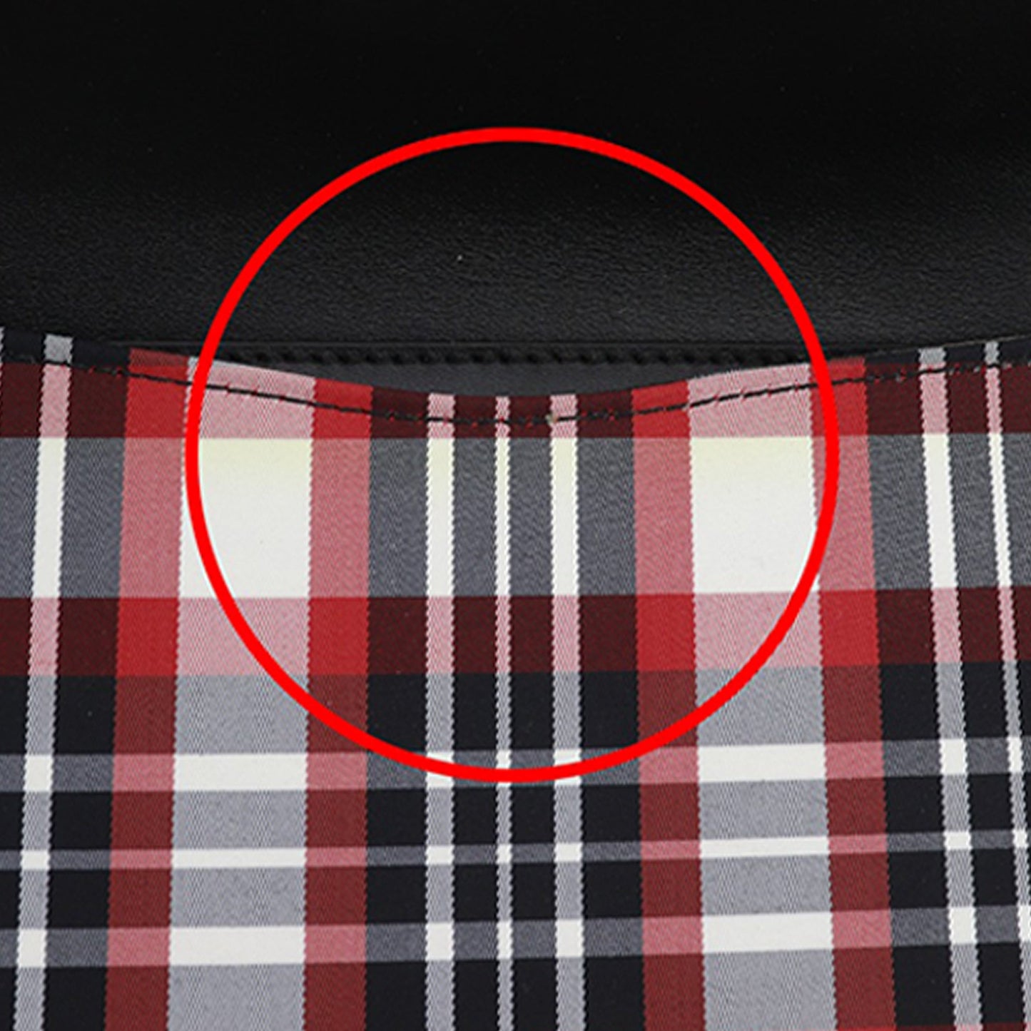 Burberry Mini Plaid Canvas Pocket Satchel