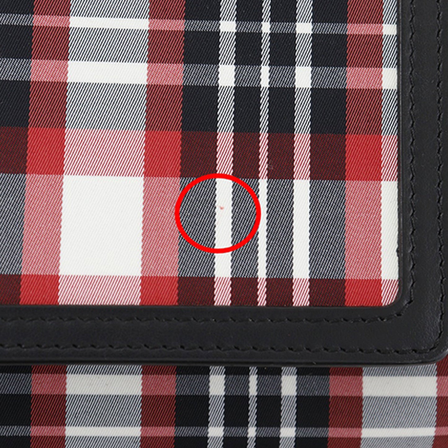 Burberry Mini Plaid Canvas Pocket Satchel