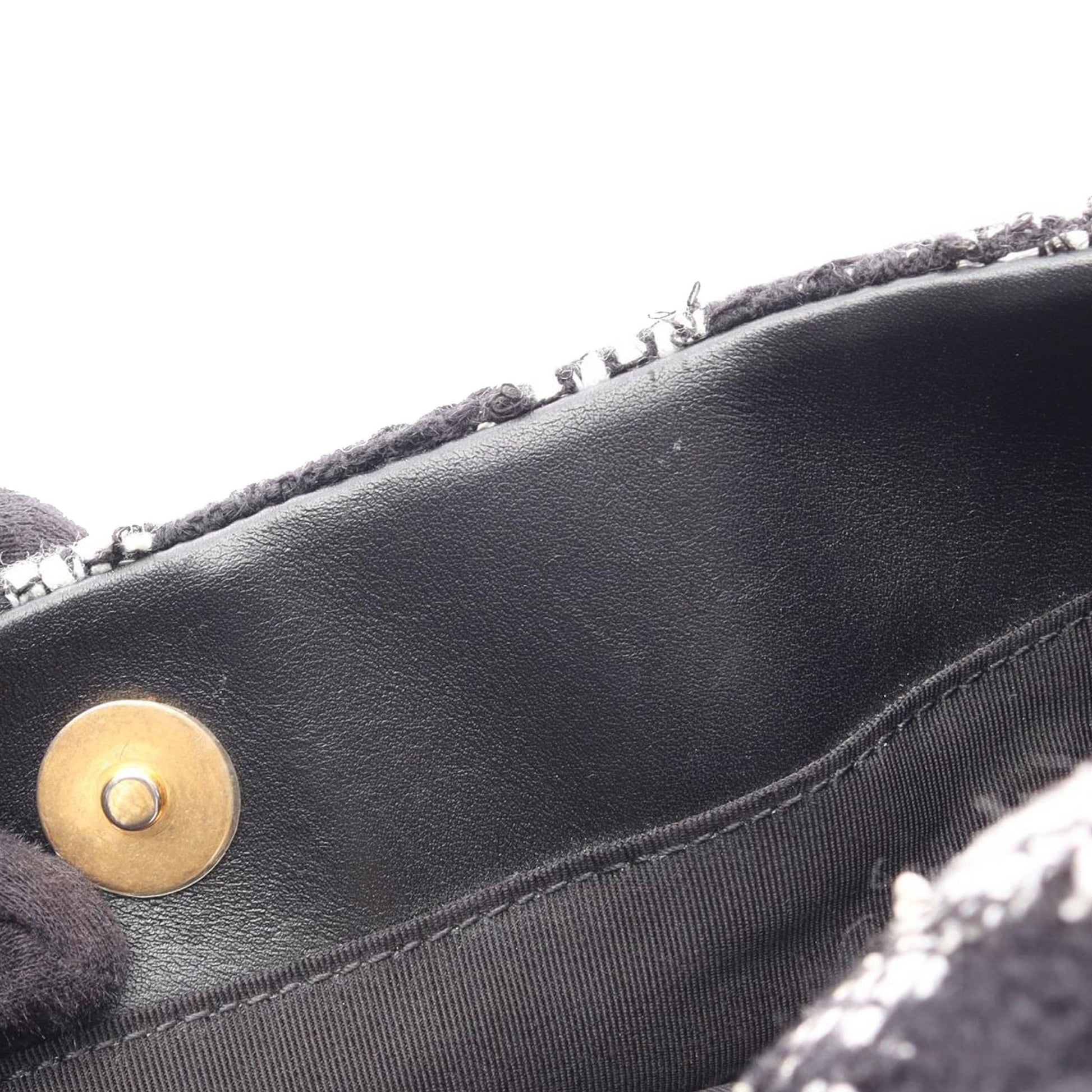 Chanel Large Tweed 19 Flap