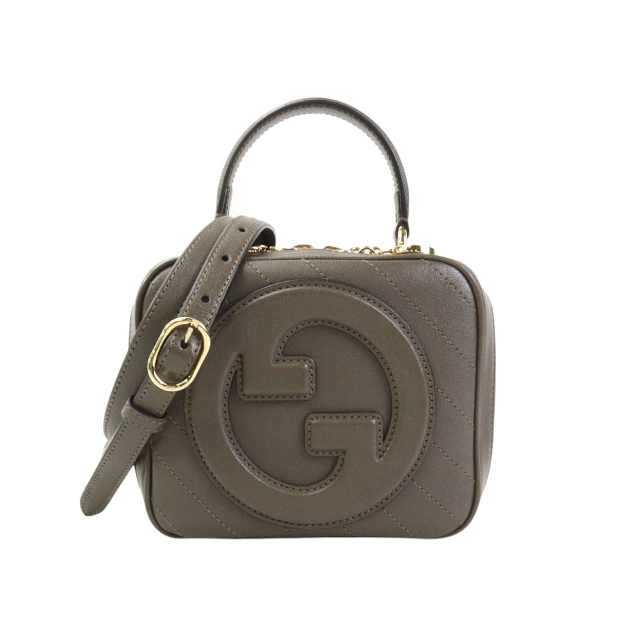 Gucci Matelasse Calfskin Blondie Top Handle Satchel