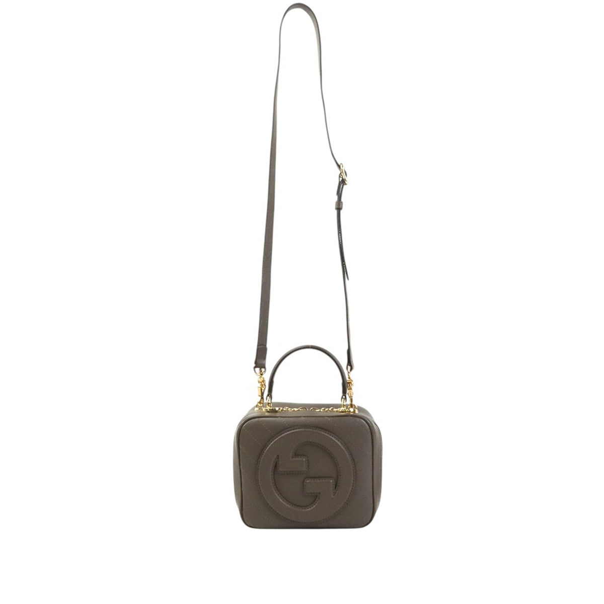 Gucci Matelasse Calfskin Blondie Top Handle Satchel
