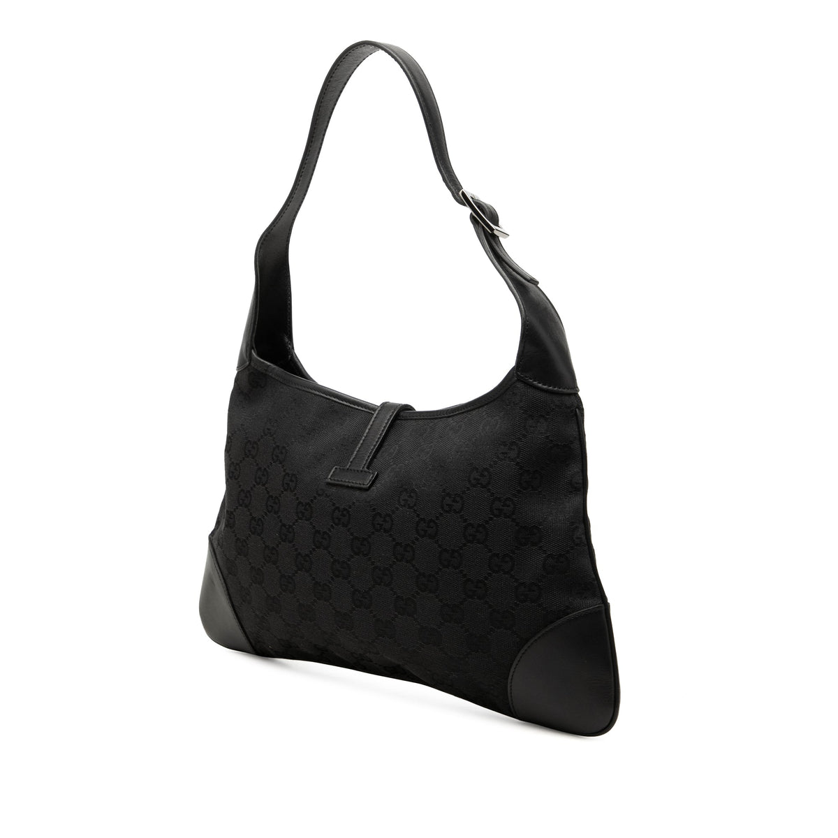 Gucci GG Canvas Jackie Hobo — Black