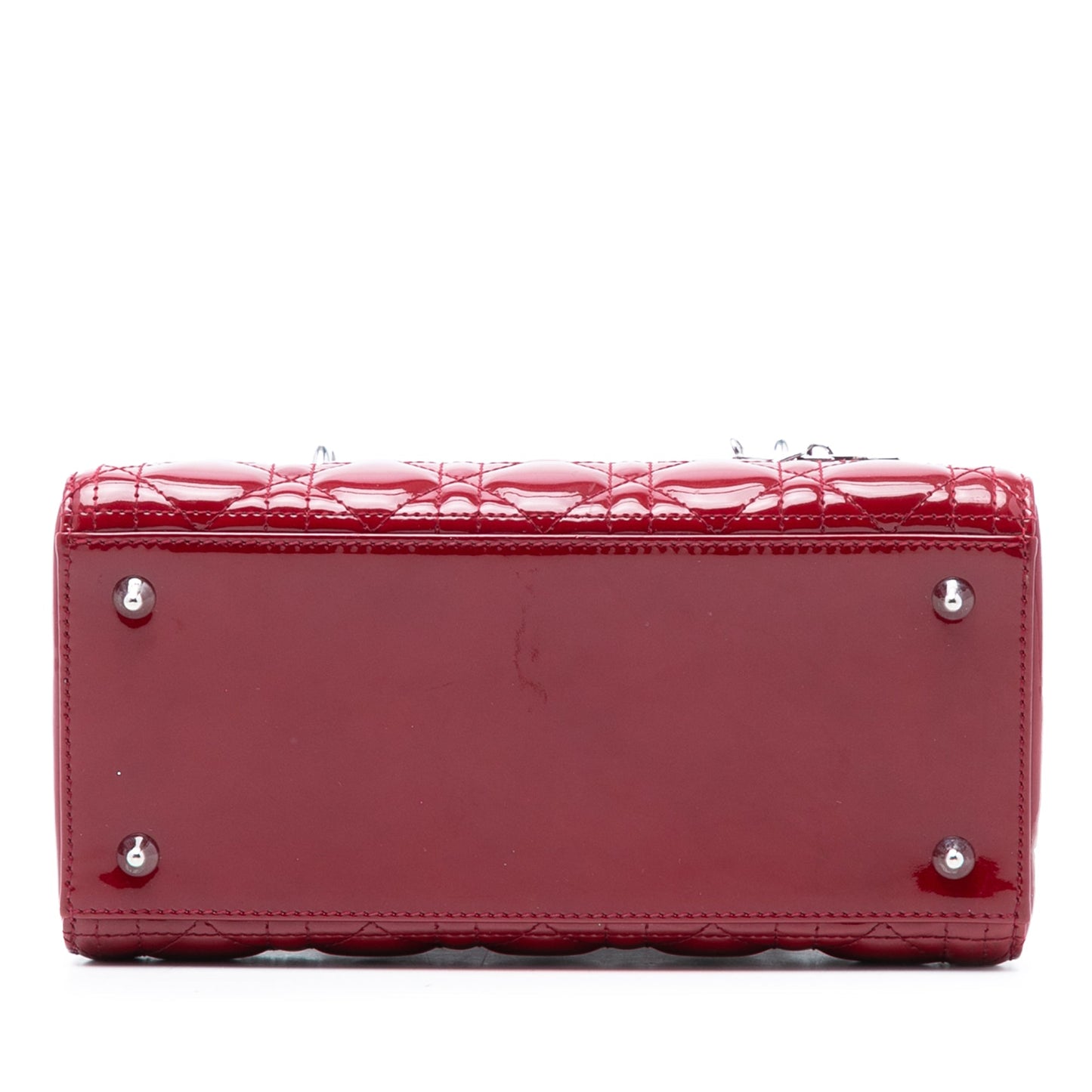 Dior Medium Patent Cannage Lady Dior
