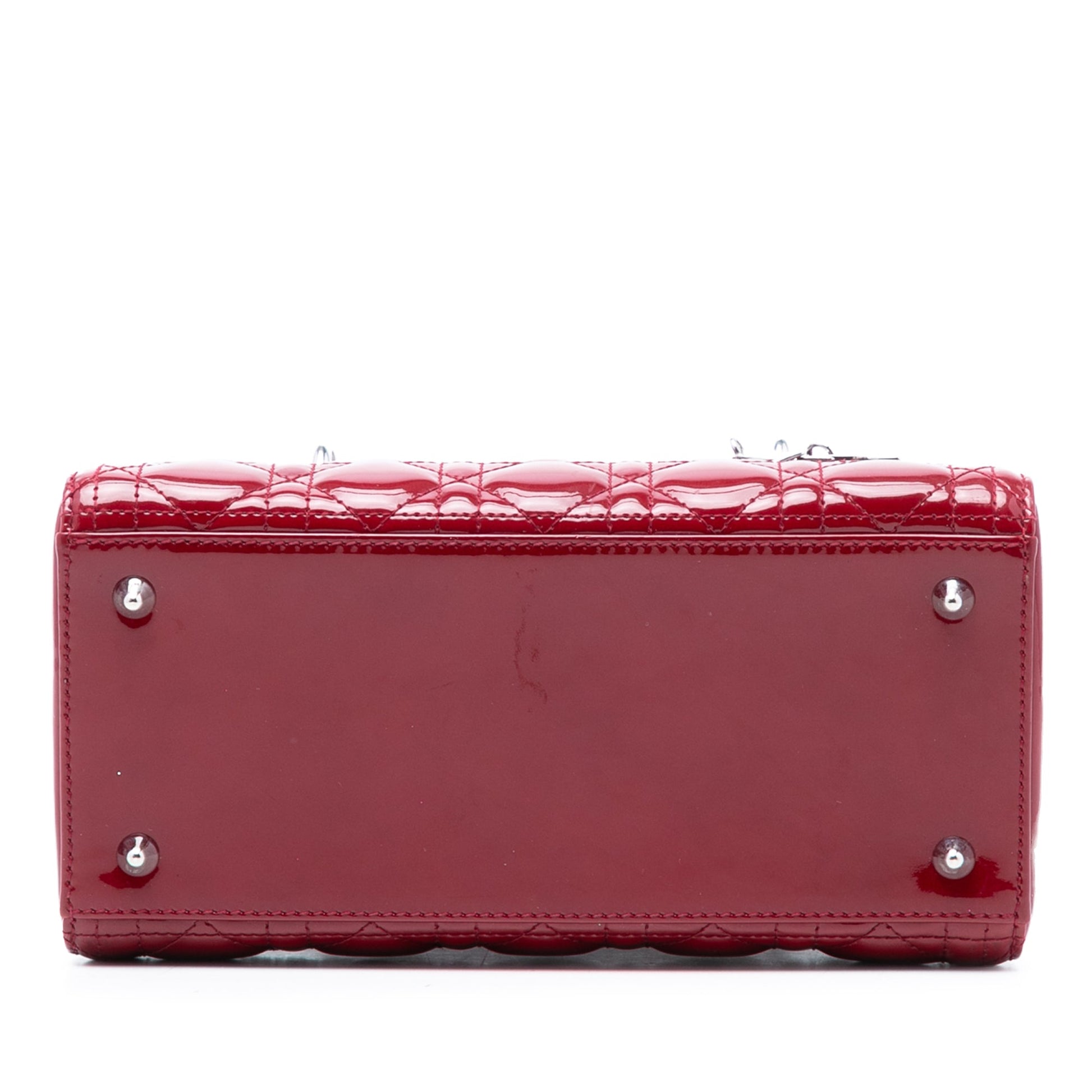 Dior Medium Patent Cannage Lady Dior