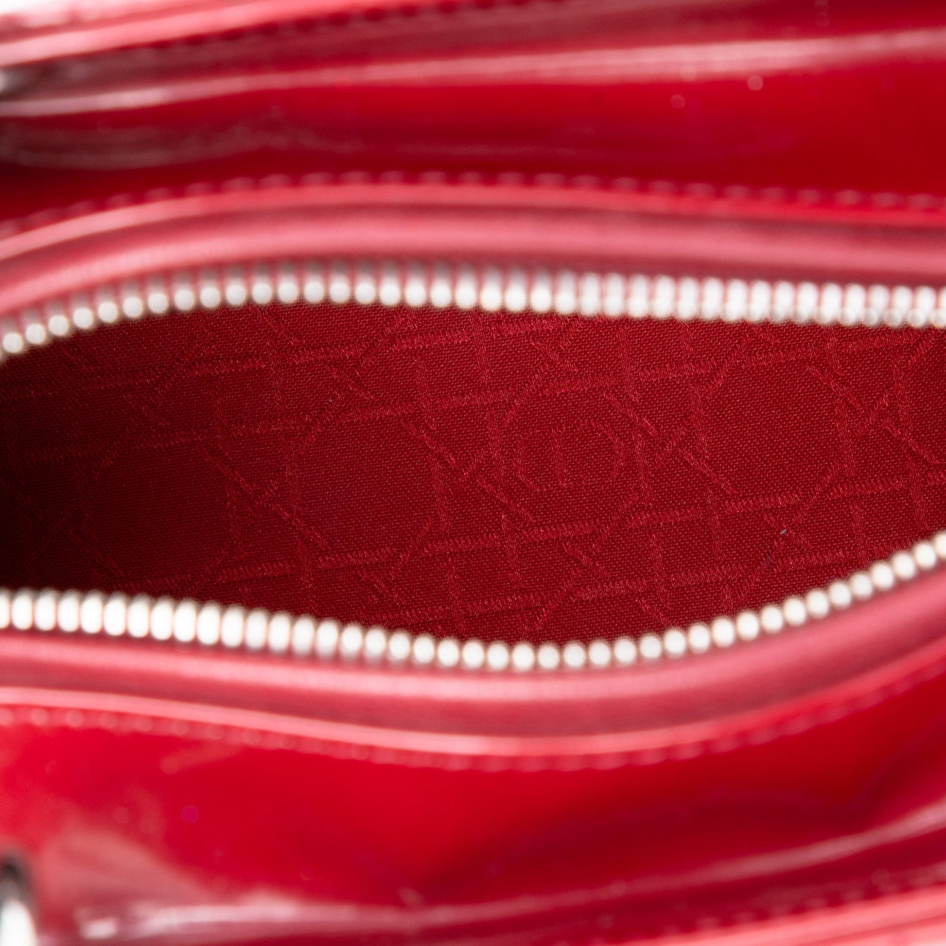 Dior Medium Patent Cannage Lady Dior