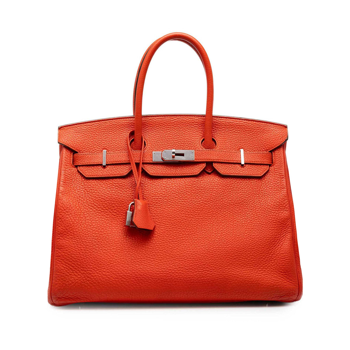 Hermès Togo Birkin Retourne 35 — Orange