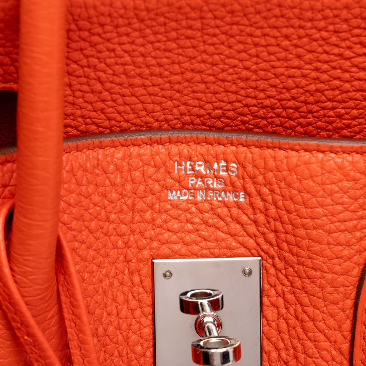 Hermès Togo Birkin Retourne 35 — Orange