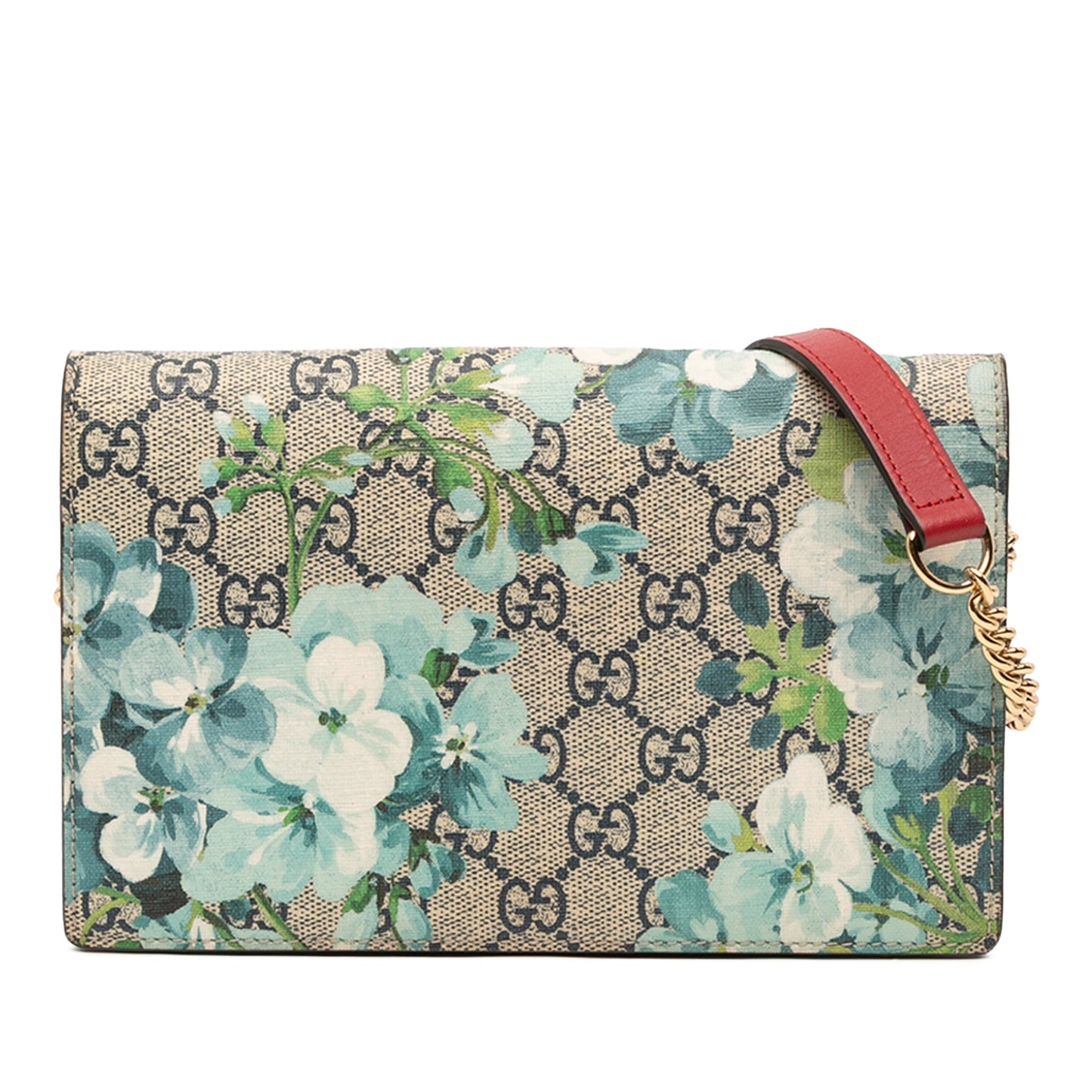 Gucci GG Supreme Blooms Wallet On Chain