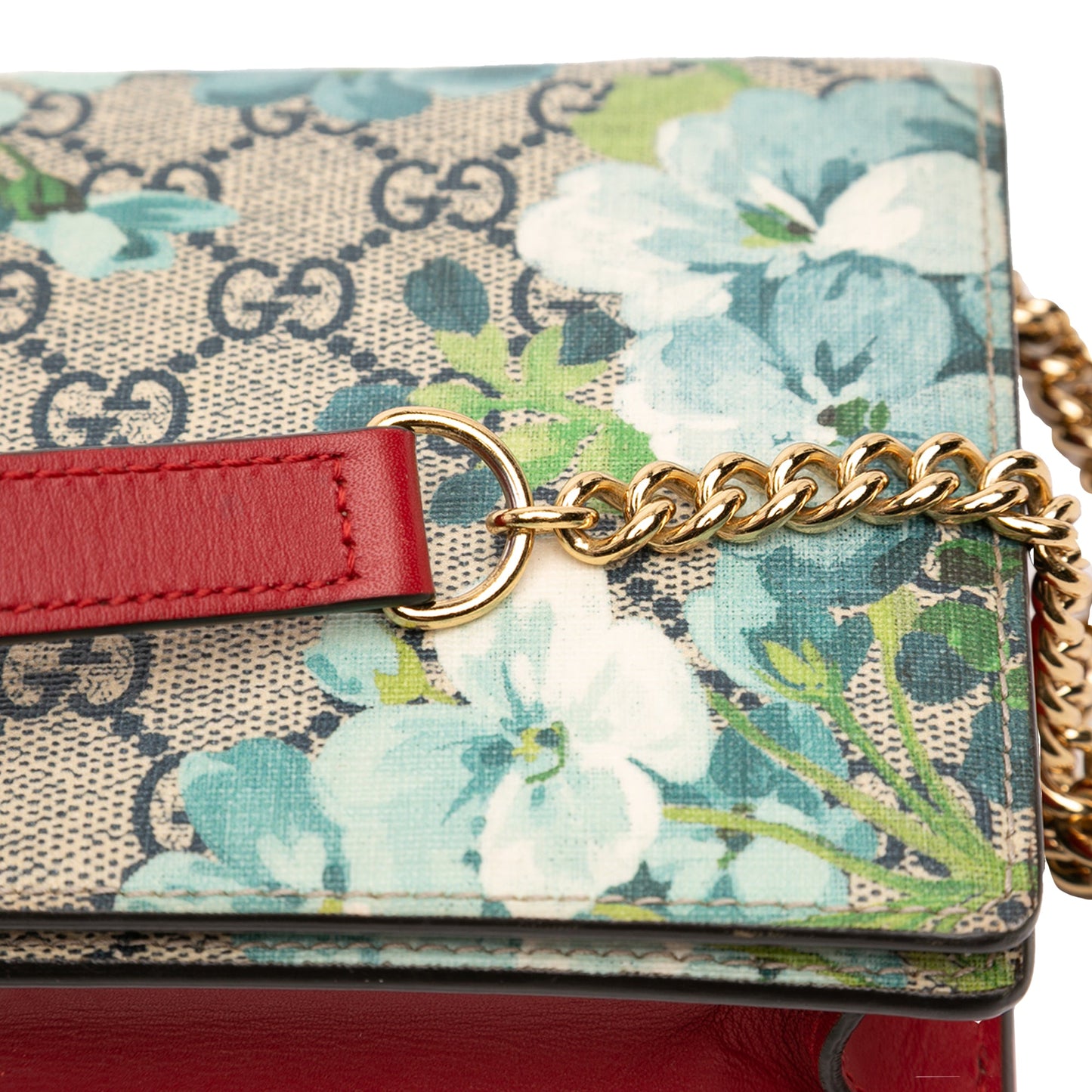 Gucci GG Supreme Blooms Wallet On Chain