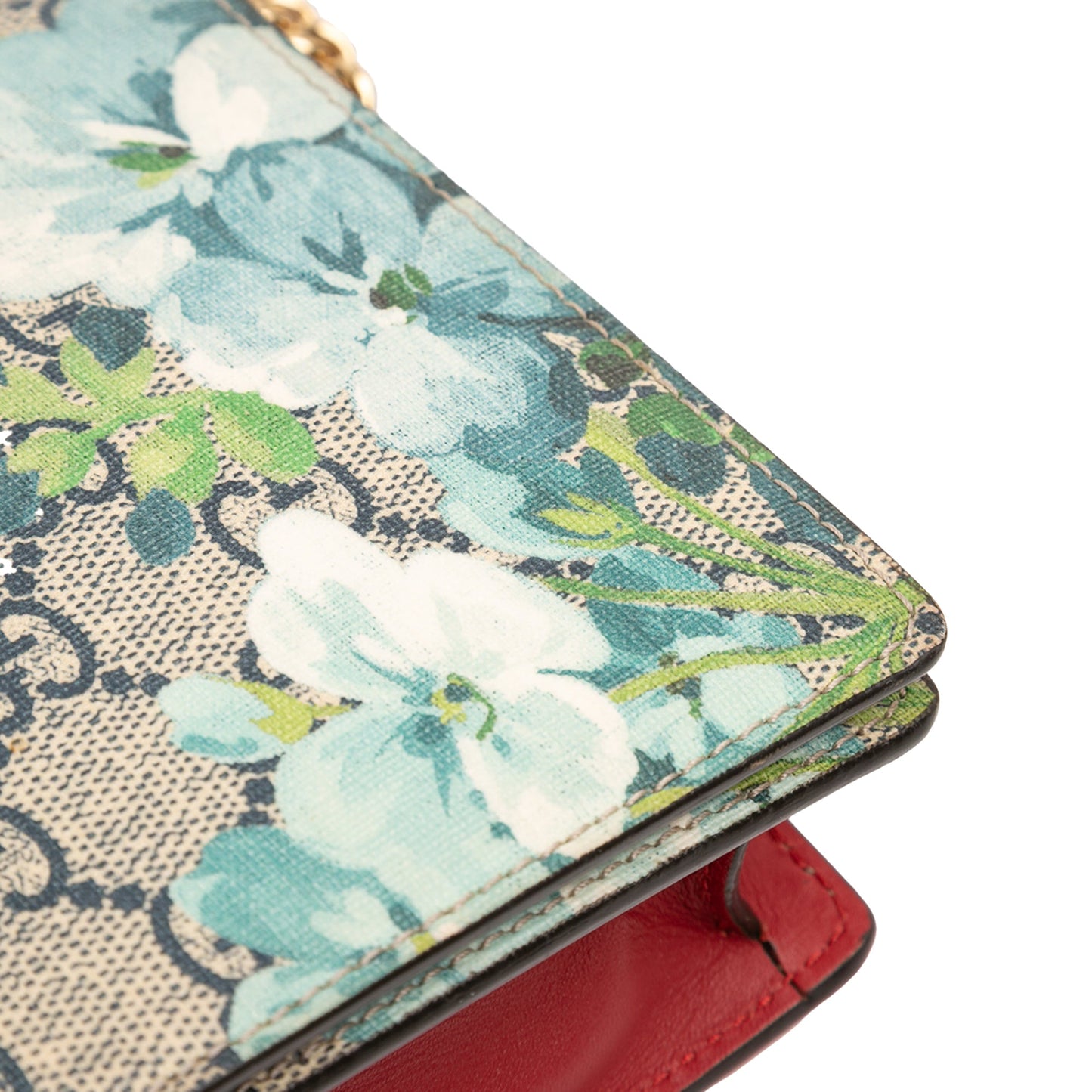 Gucci GG Supreme Blooms Wallet On Chain