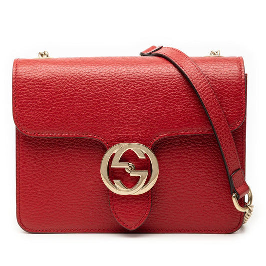 Gucci Small Dollar Calfskin Interlocking G Crossbody