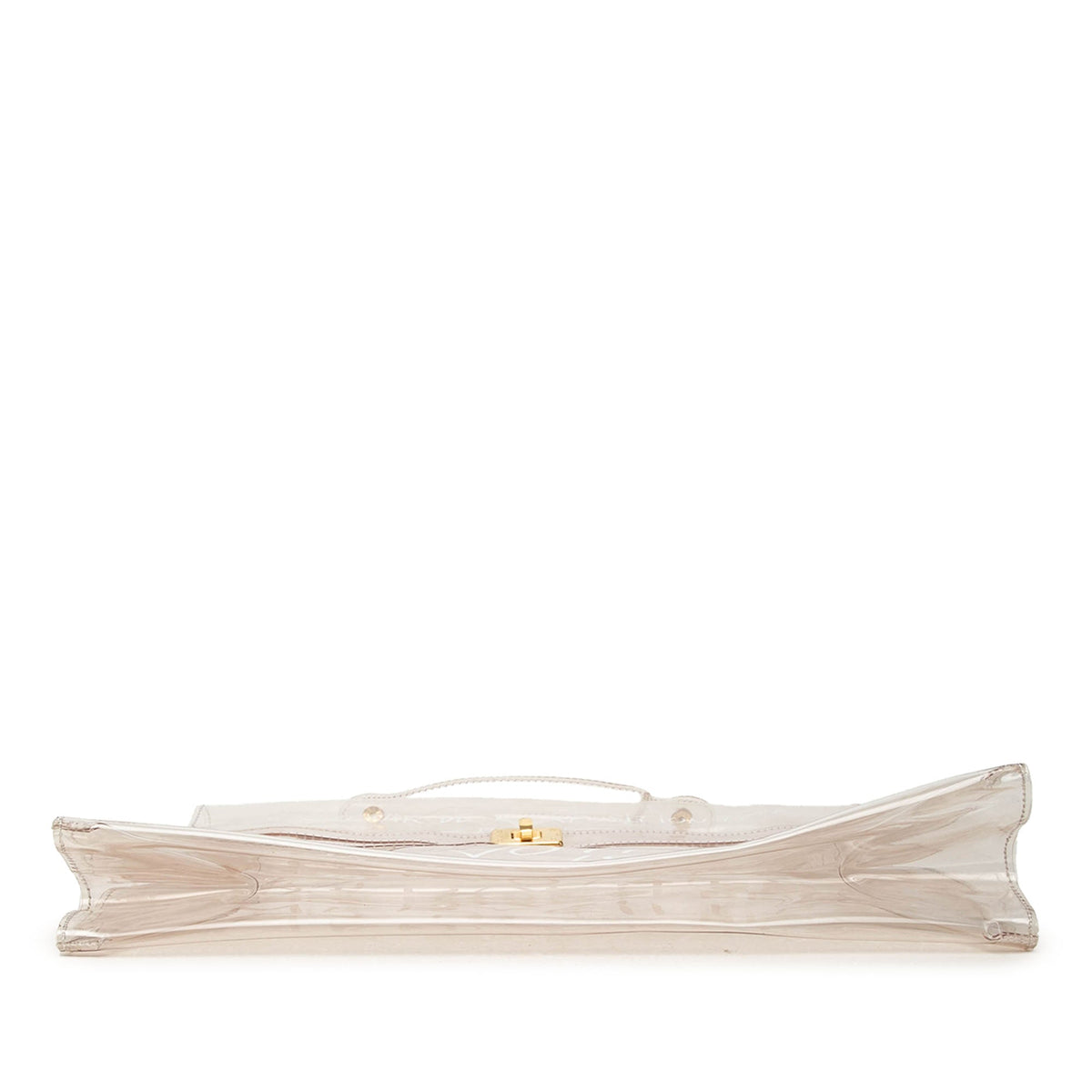 Hermès Vinyl Souvenir De L Exposition Kelly Handbag — White
