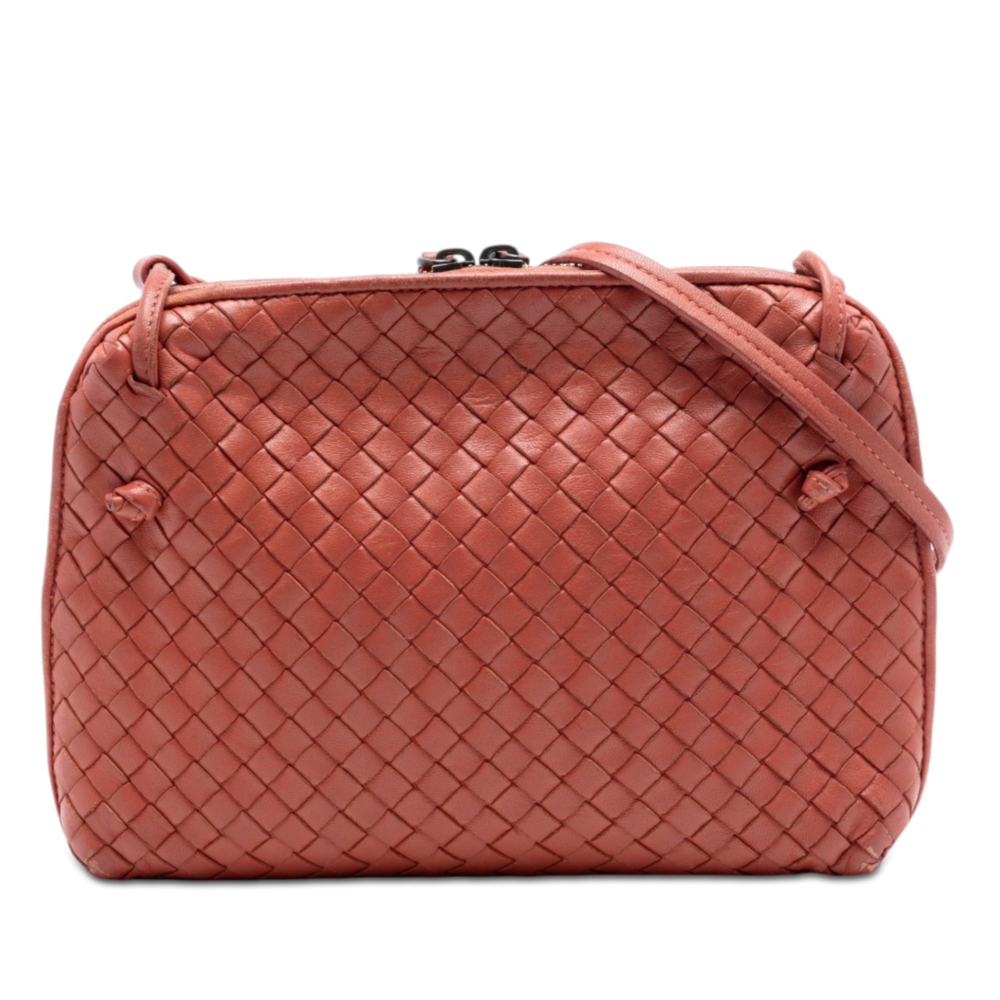 Bottega Veneta Nappa Intrecciato Nodini Crossbody