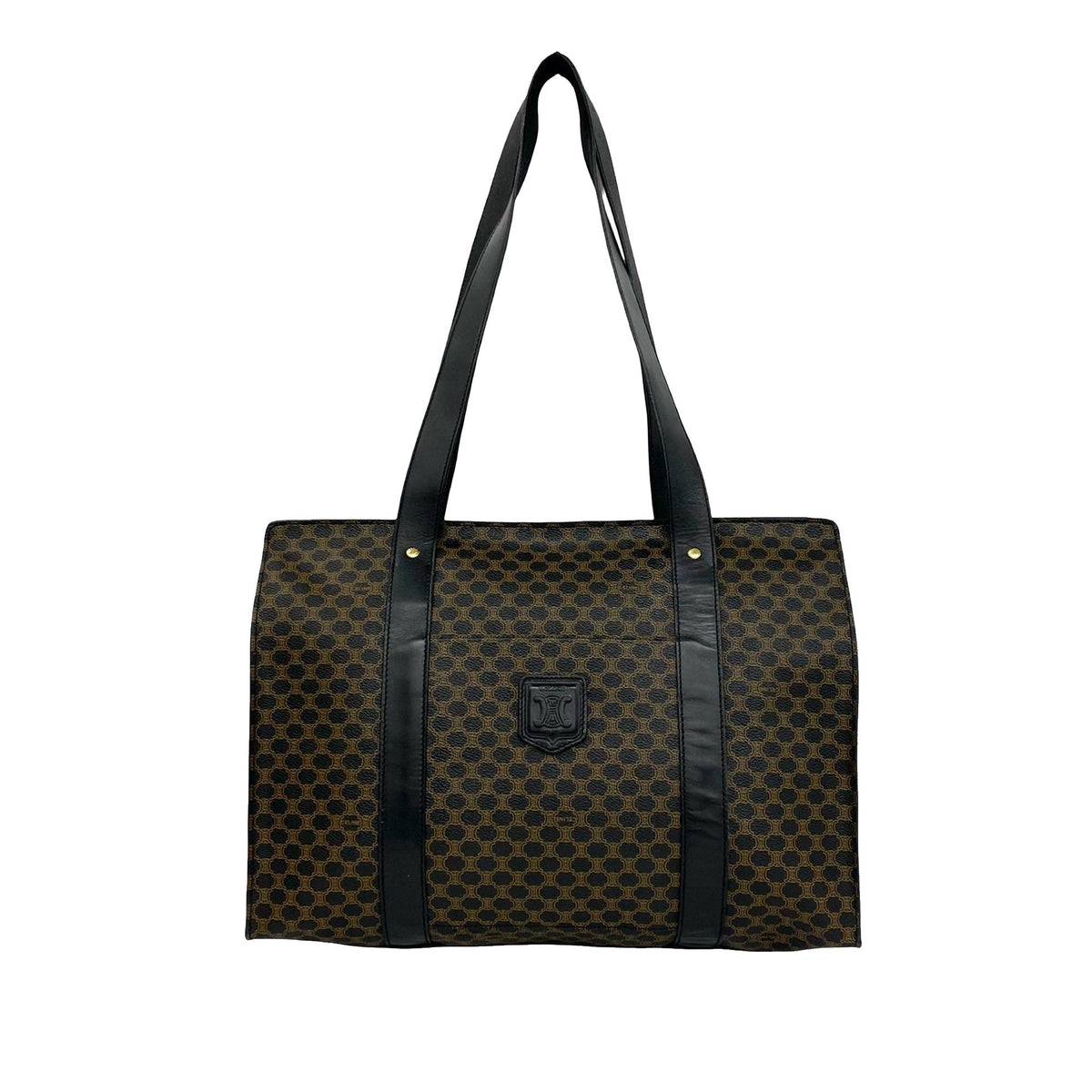 Celine Macadam Coated Canvas Tote