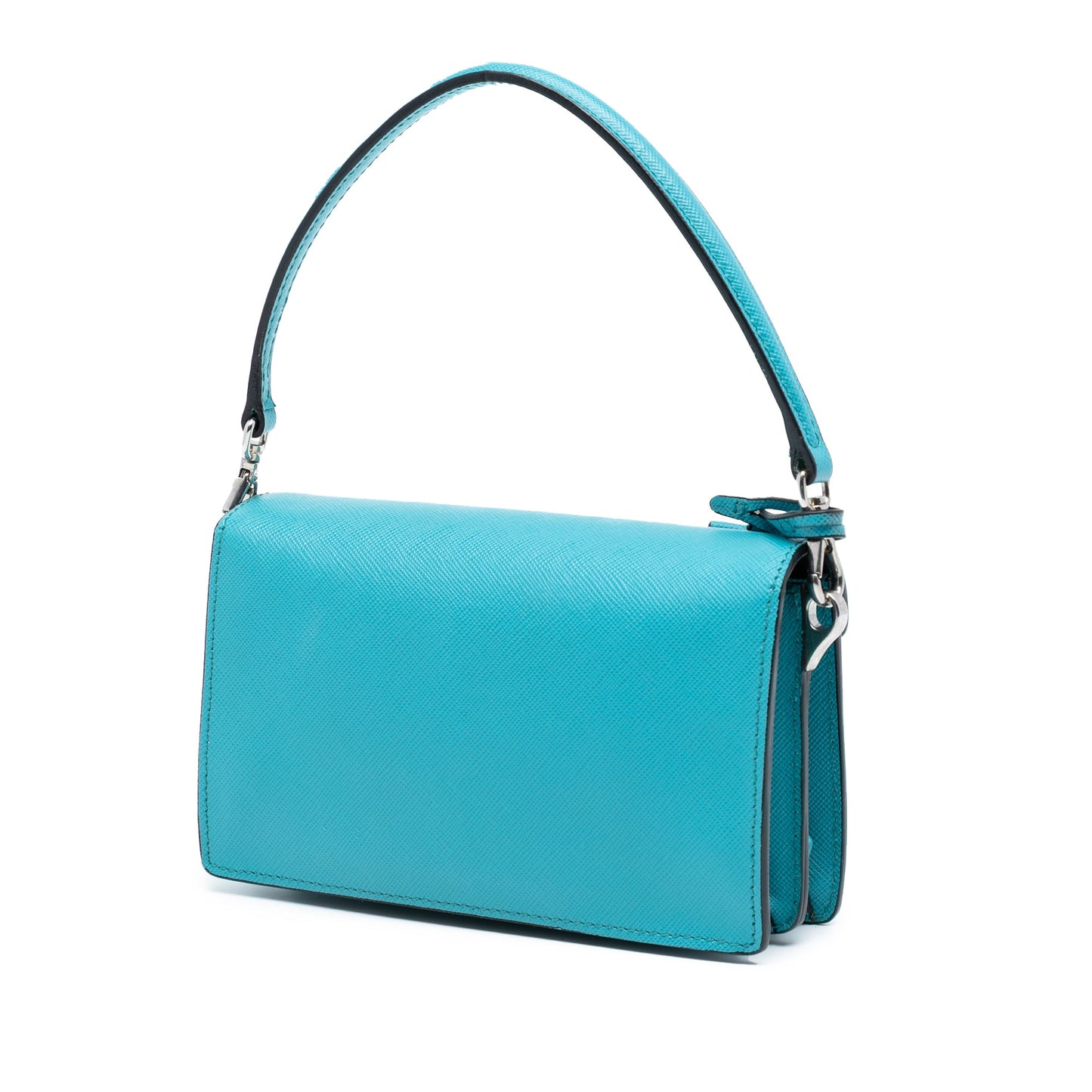 Prada Saffiano Lux Sound Lock Satchel