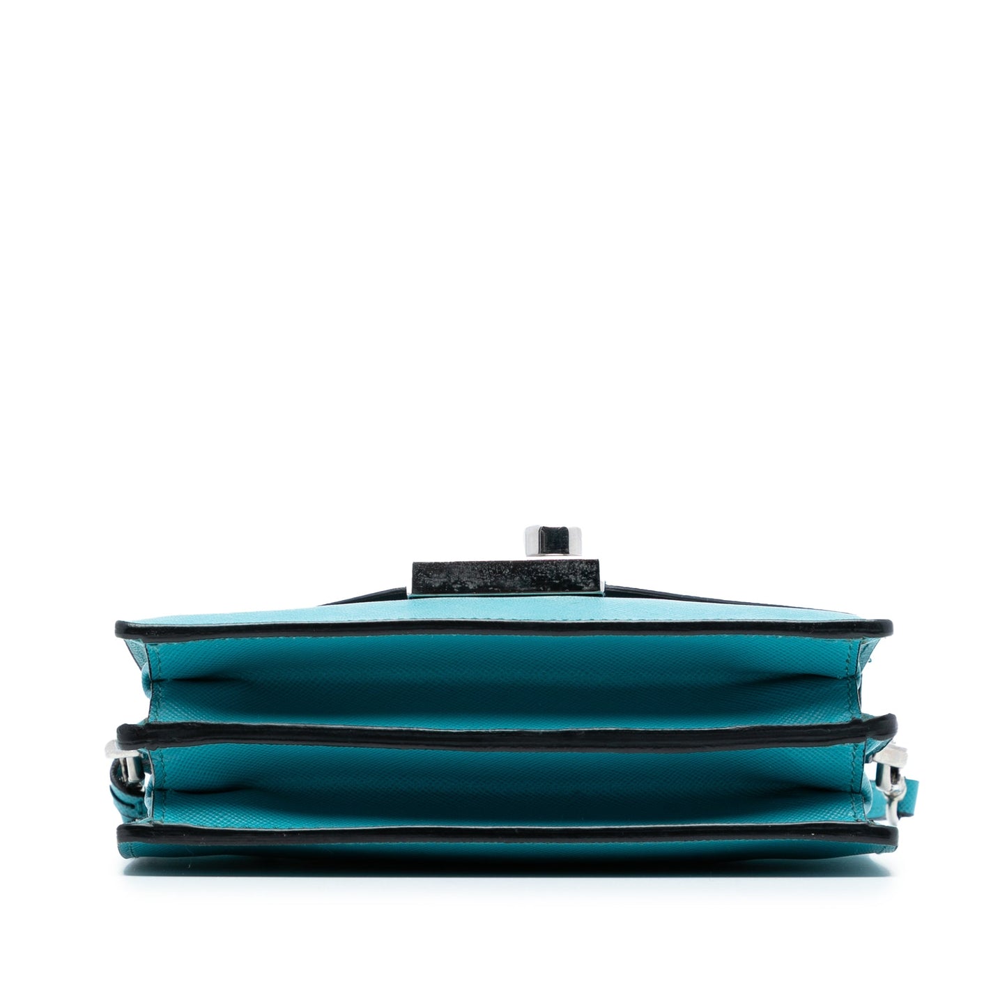 Prada Saffiano Lux Sound Lock Satchel