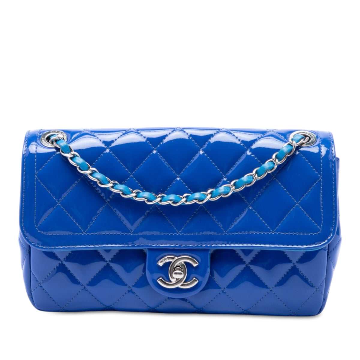 Chanel Medium Quilted Patent Coco Shine Flap