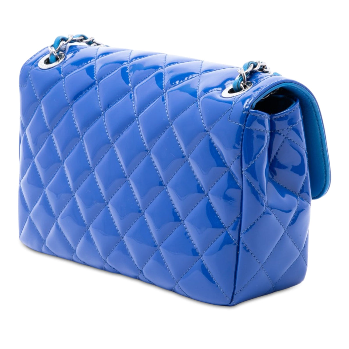 Chanel Medium Quilted Patent Coco Shine Flap