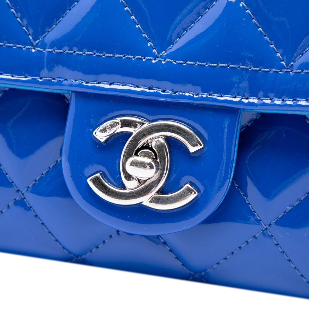Chanel Medium Quilted Patent Coco Shine Flap