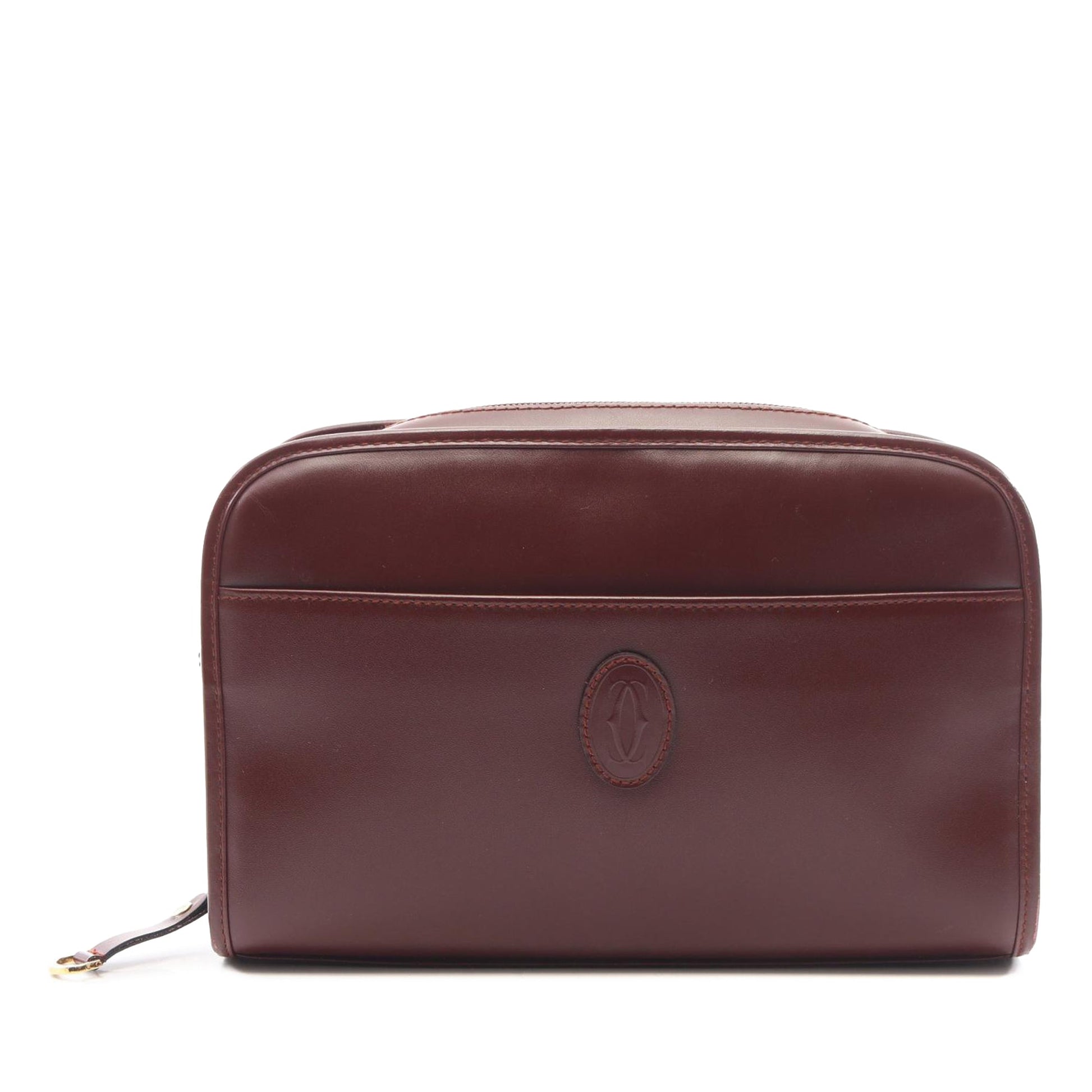 Cartier Leather Must De Cartier Clutch