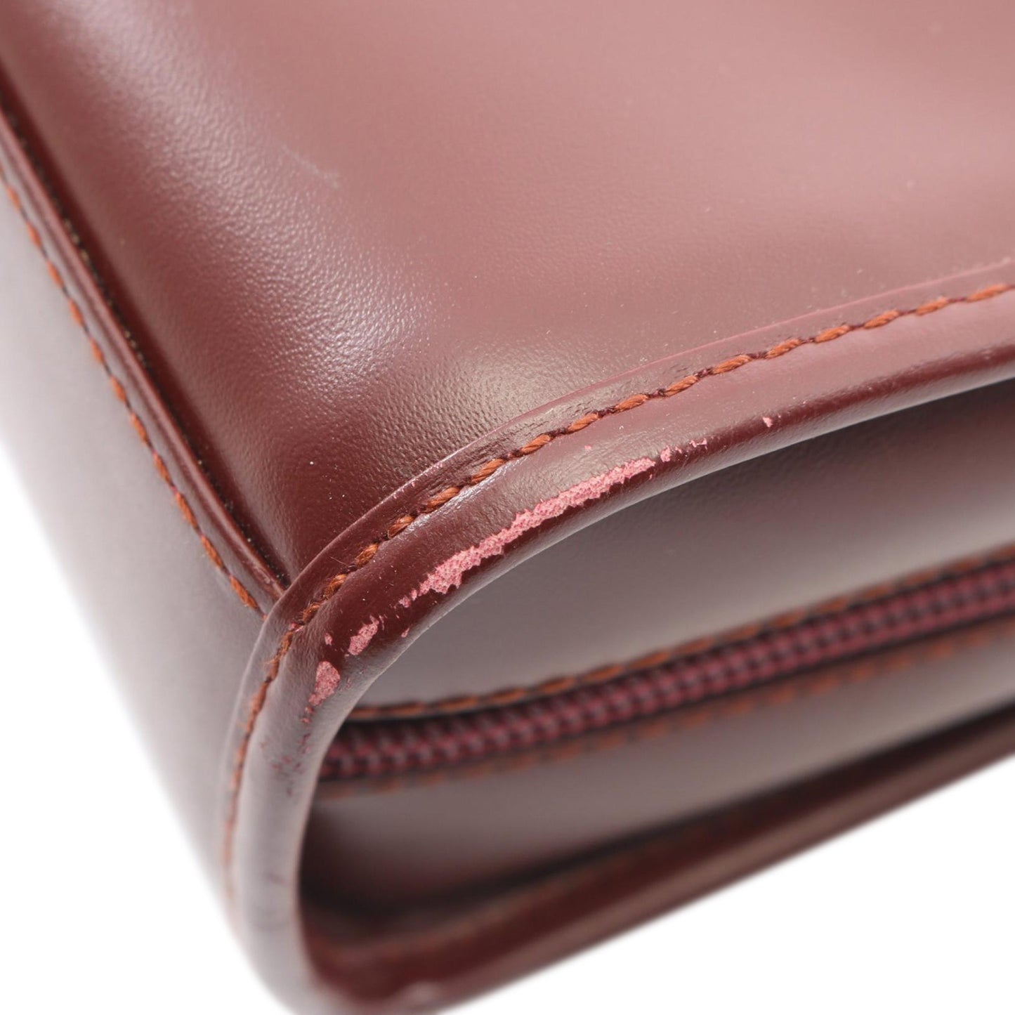 Cartier Leather Must De Cartier Clutch
