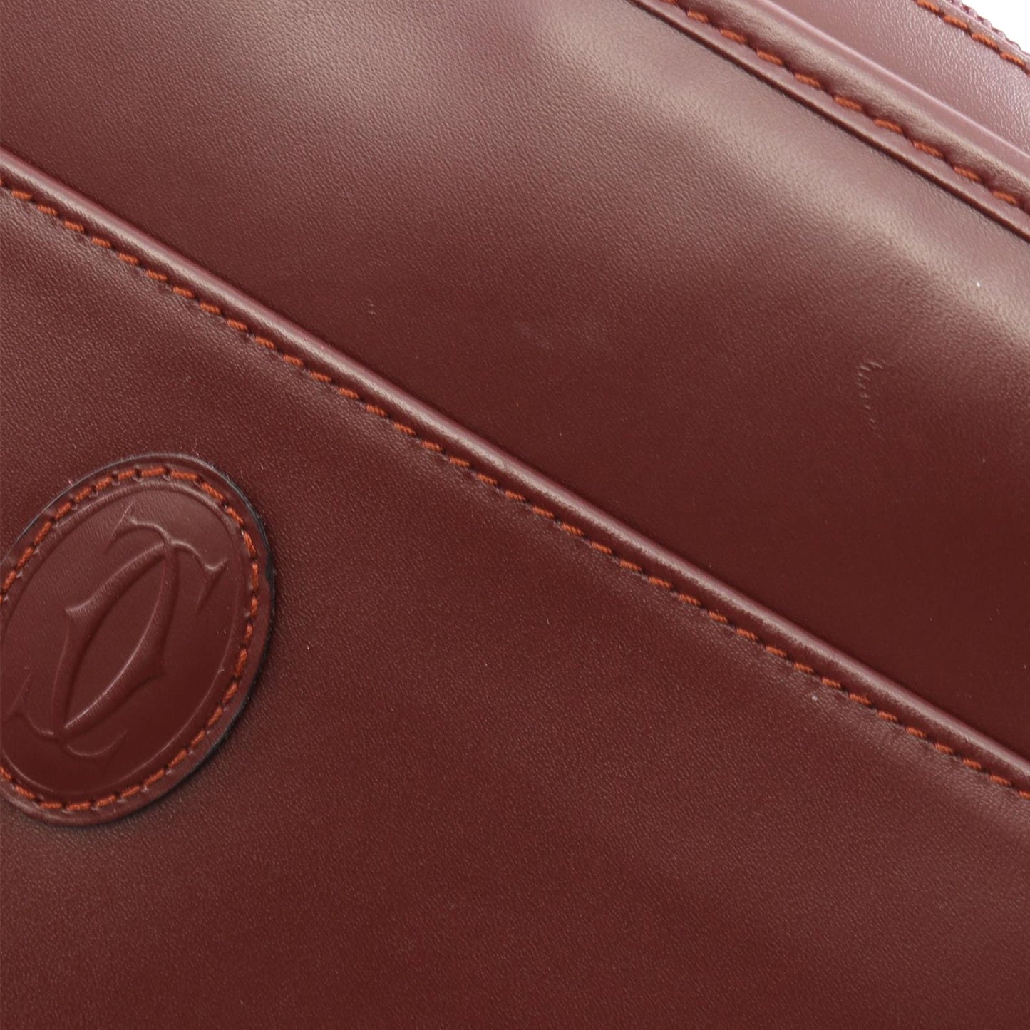 Cartier Leather Must De Cartier Clutch