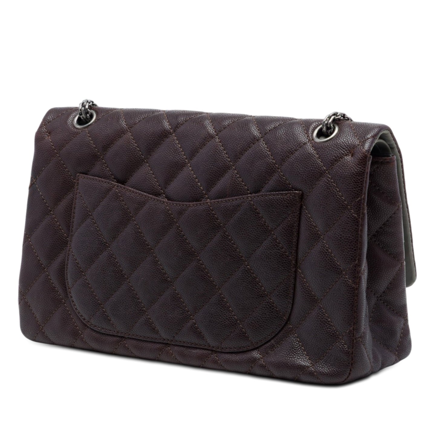 Chanel Bicolor Caviar and Iridescent Calfskin Reissue 2.55 Double Flap 226