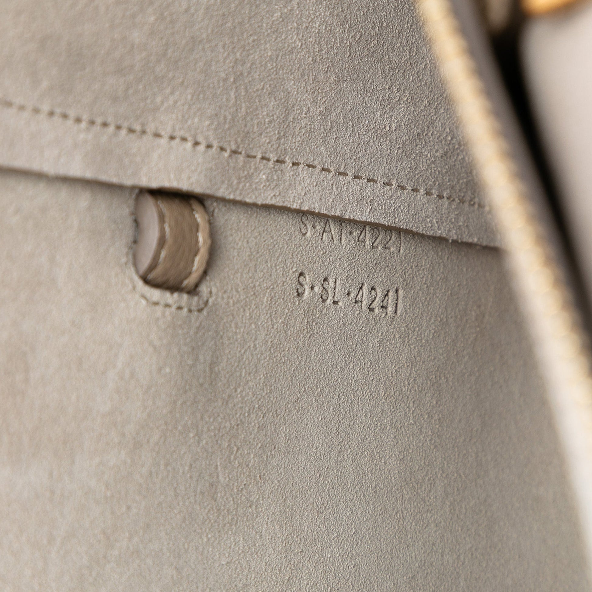 Celine Micro Grained Calfskin Belt Satchel
