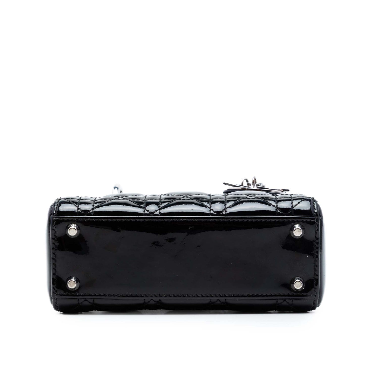 Dior Mini Patent Cannage Lady Dior