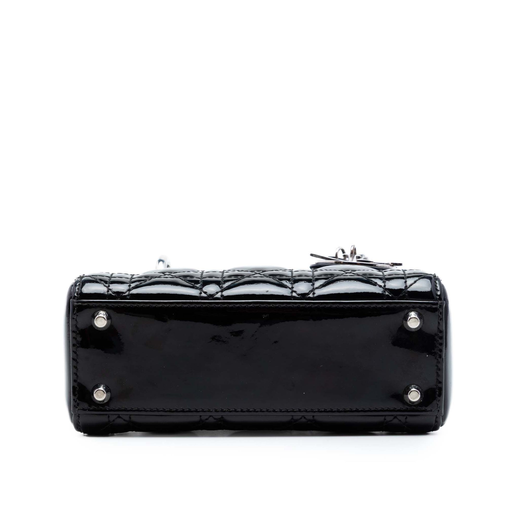 Dior Mini Patent Cannage Lady Dior