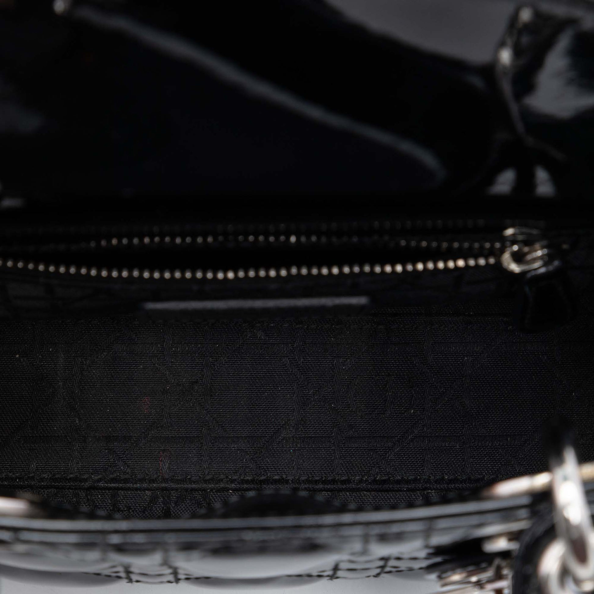 Dior Mini Patent Cannage Lady Dior
